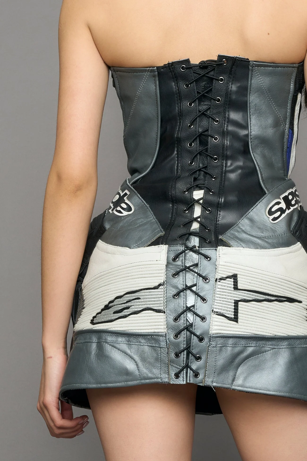 Atelier line - cyclone genuine leather motocross dress - Image 6