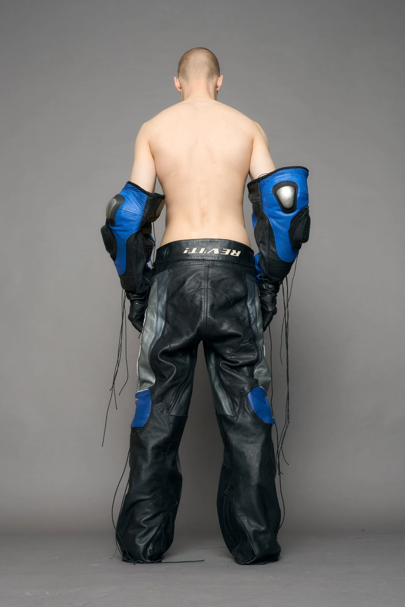 Atelier line -  cyclone genuine leather moto pants - Image 5