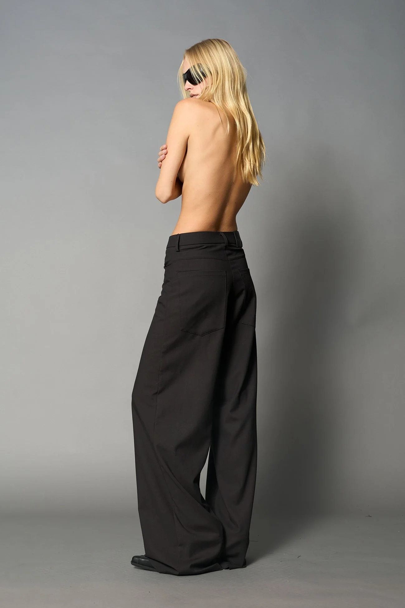 Baggy Suit Trousers - Image 7