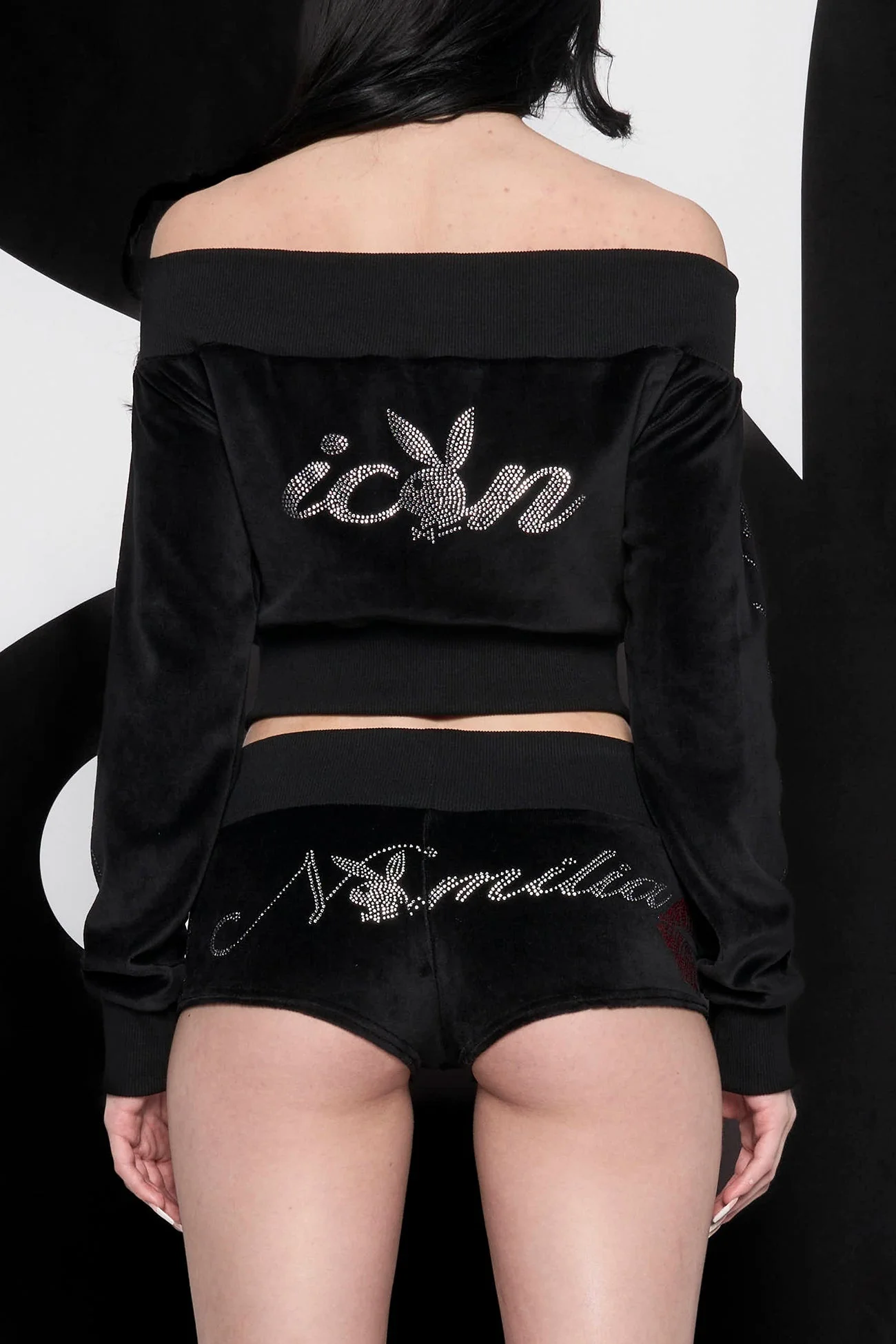 Bunny Velour Hot Pants - Image 3