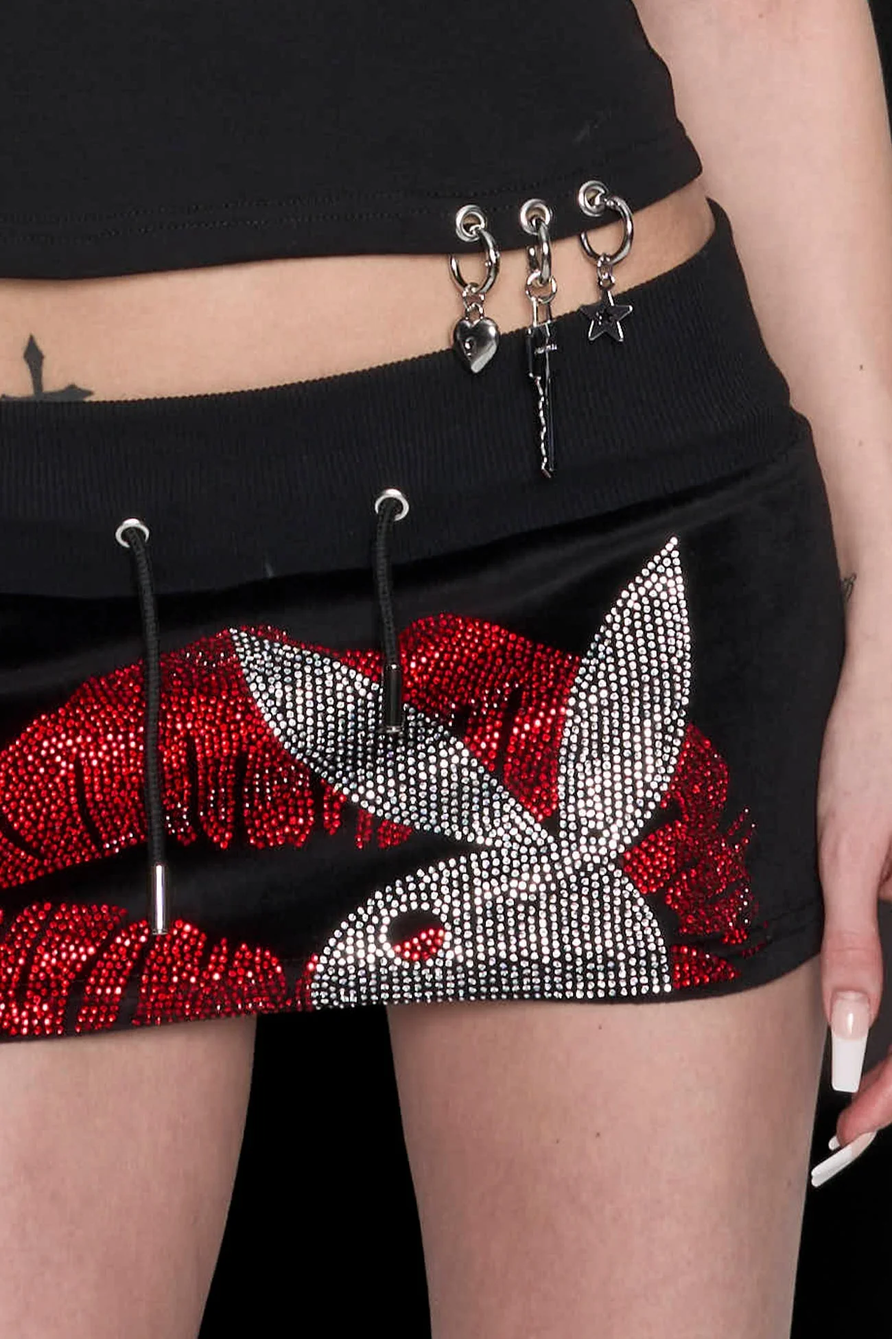 Bunny Velour Mini Skirt - Image 2