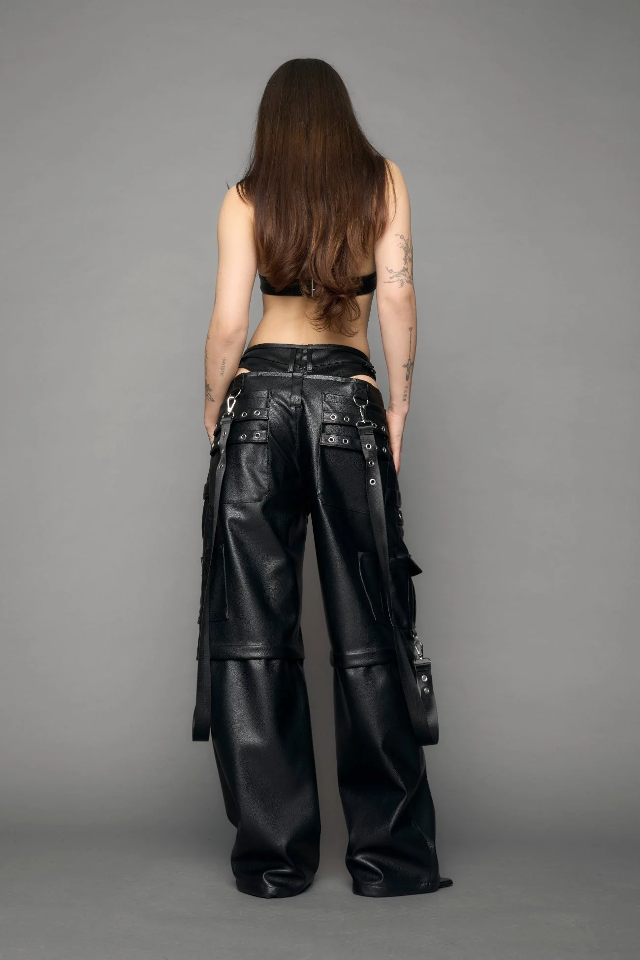 Cargo Leather Panty Trousers - Image 5