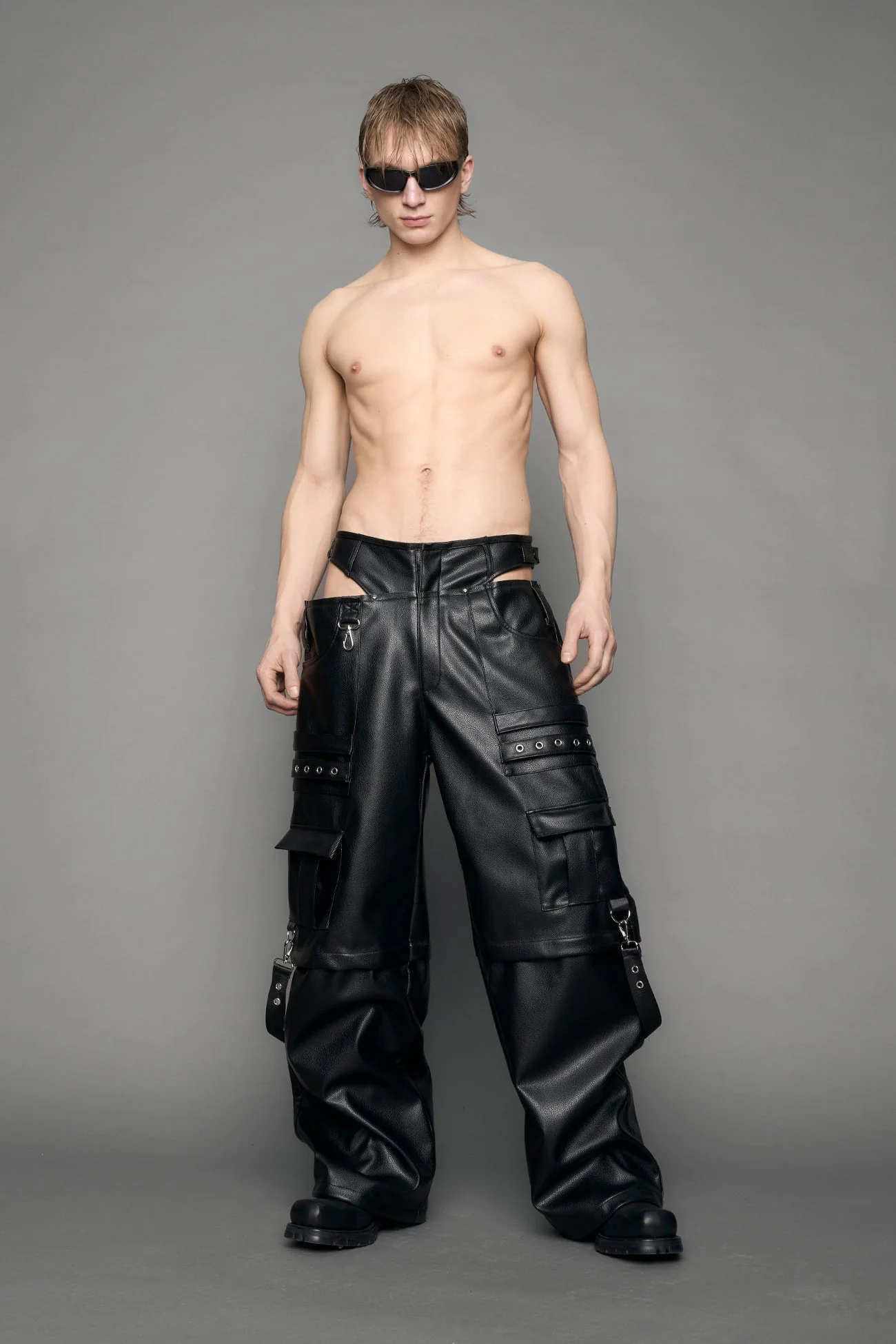 Cargo Leather Panty Trousers - Image 6
