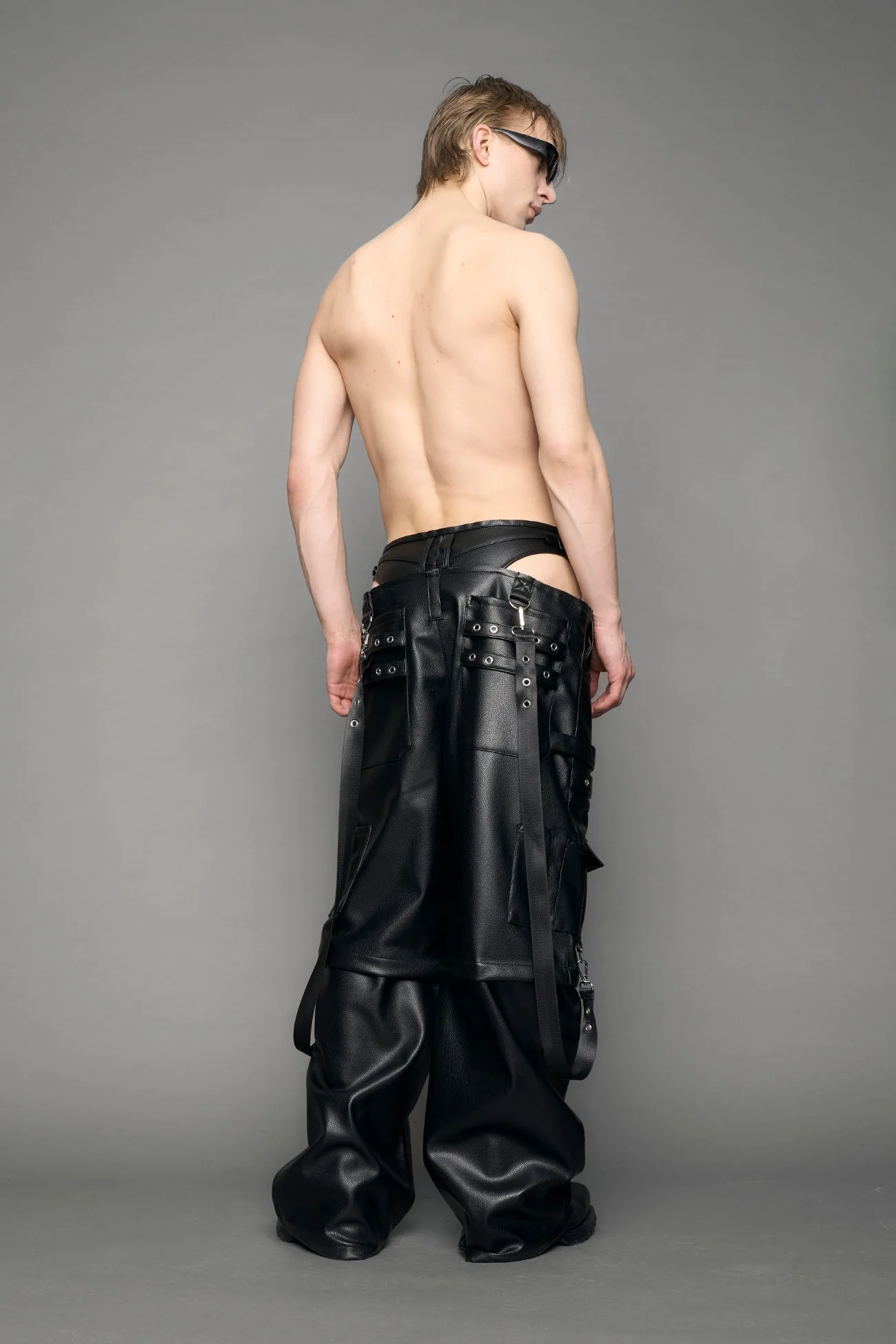 Cargo Leather Panty Trousers - Image 8