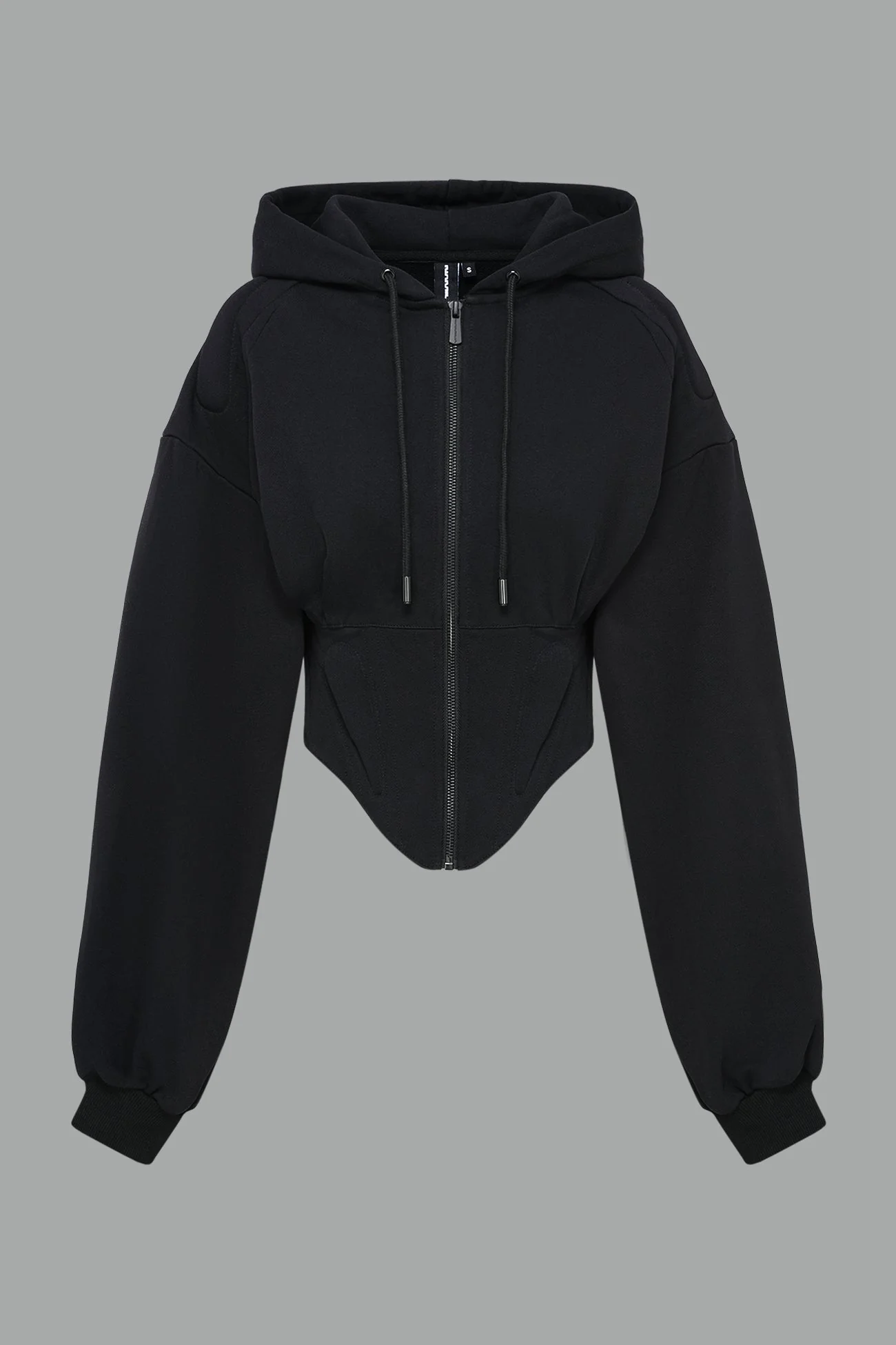 Corset Zip-Up Hoodie - Image 2