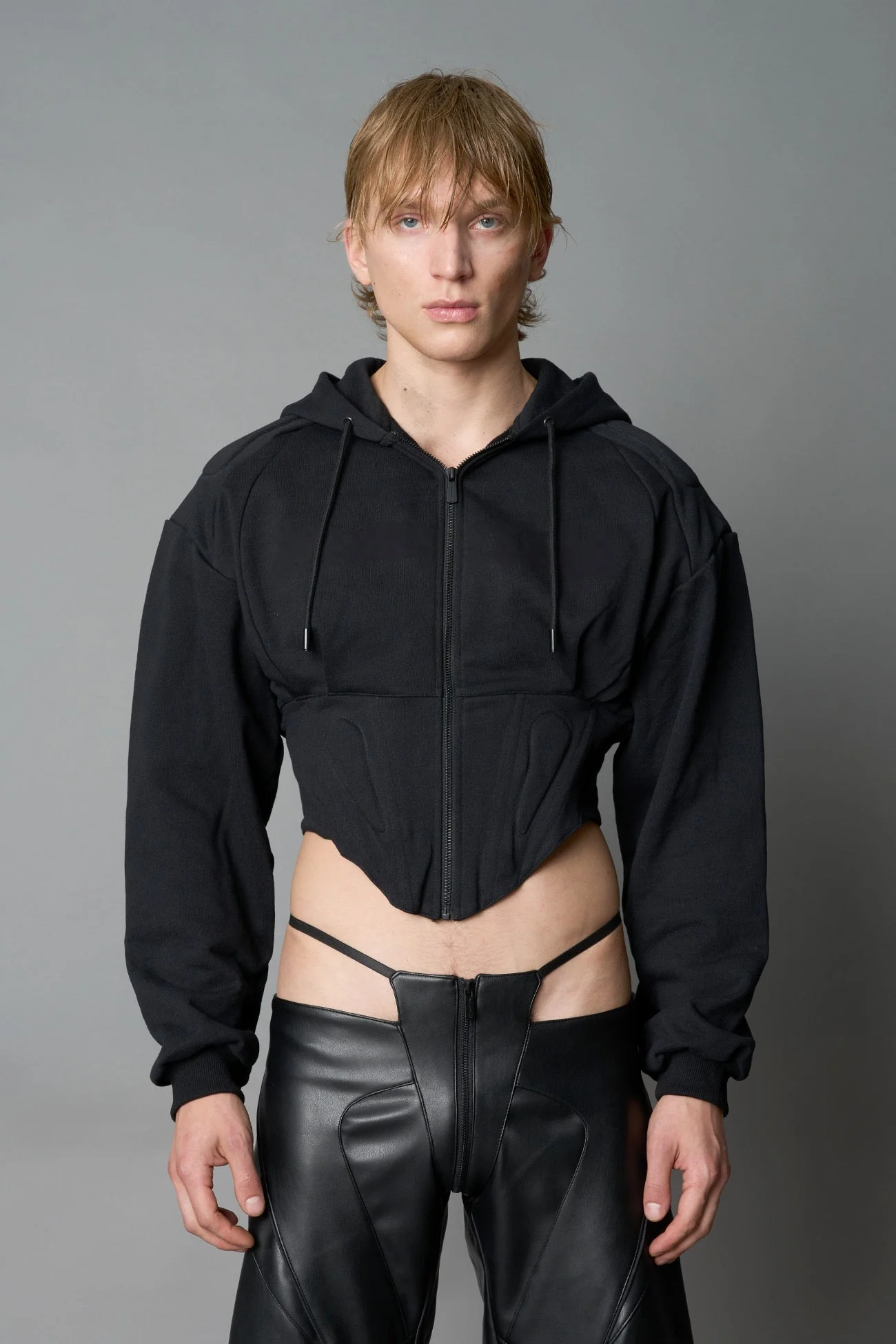 Corset Zip-Up Hoodie - Image 6