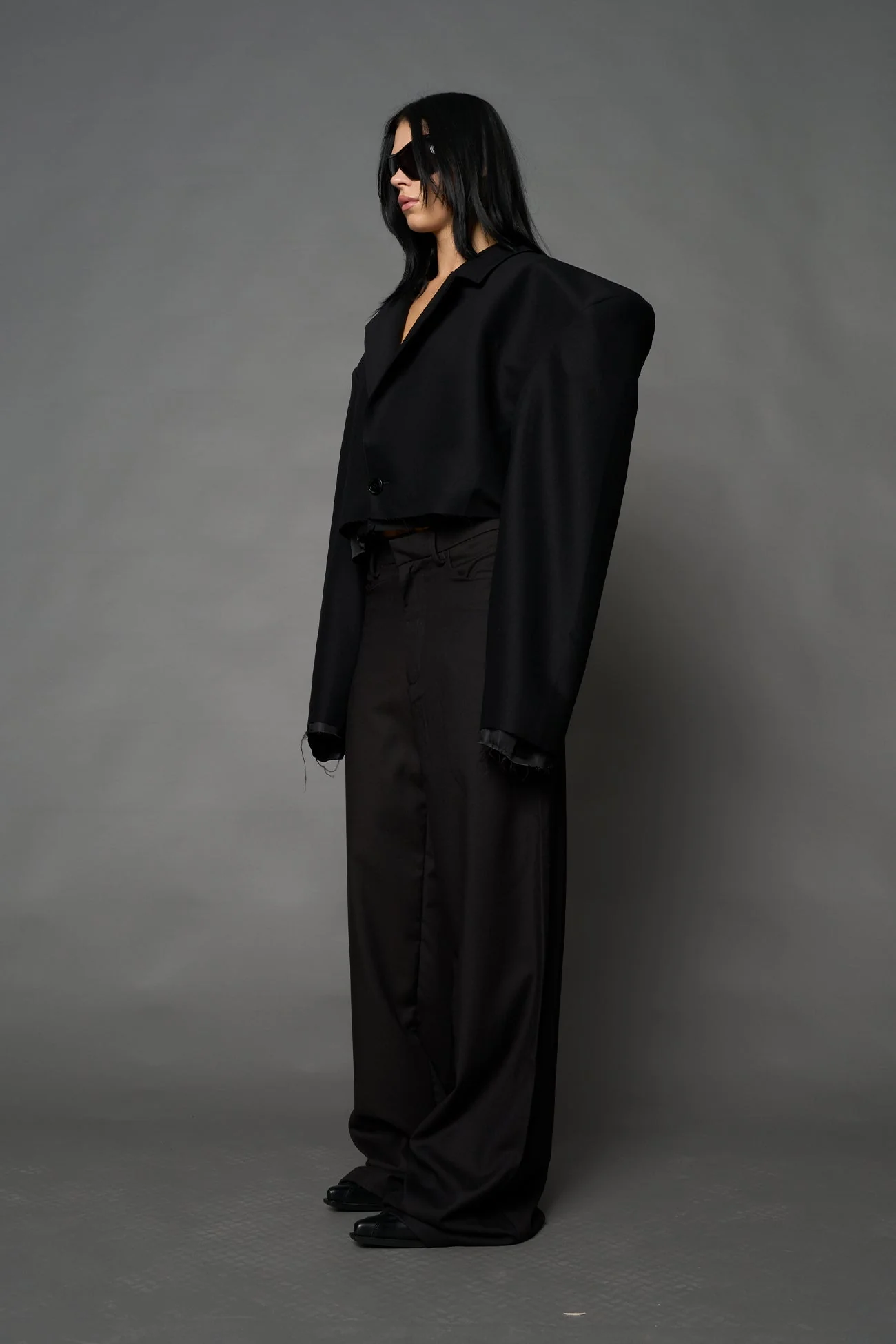 Cropped Blazer - Image 4