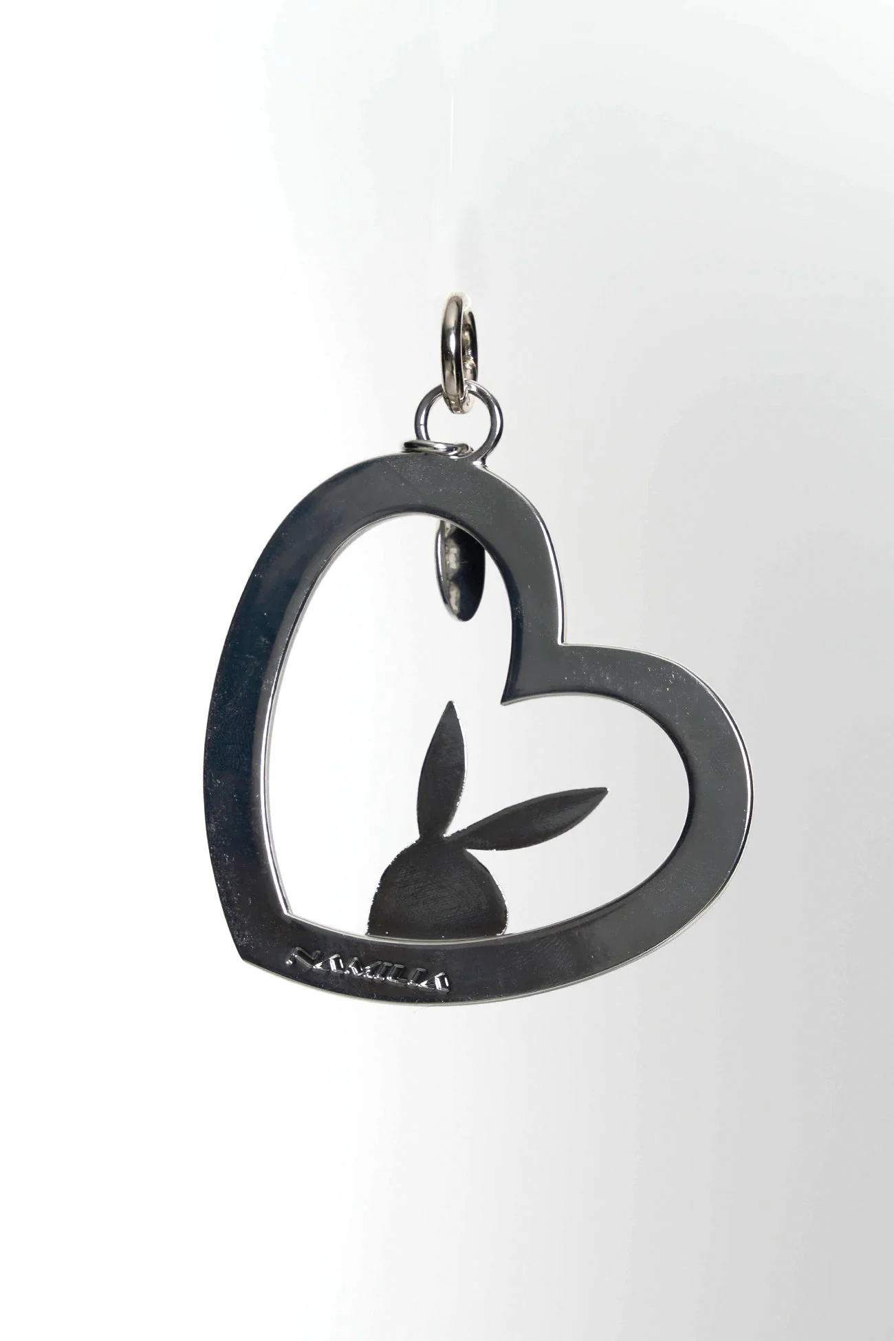Crystal Bunny Heart Charm - Image 4