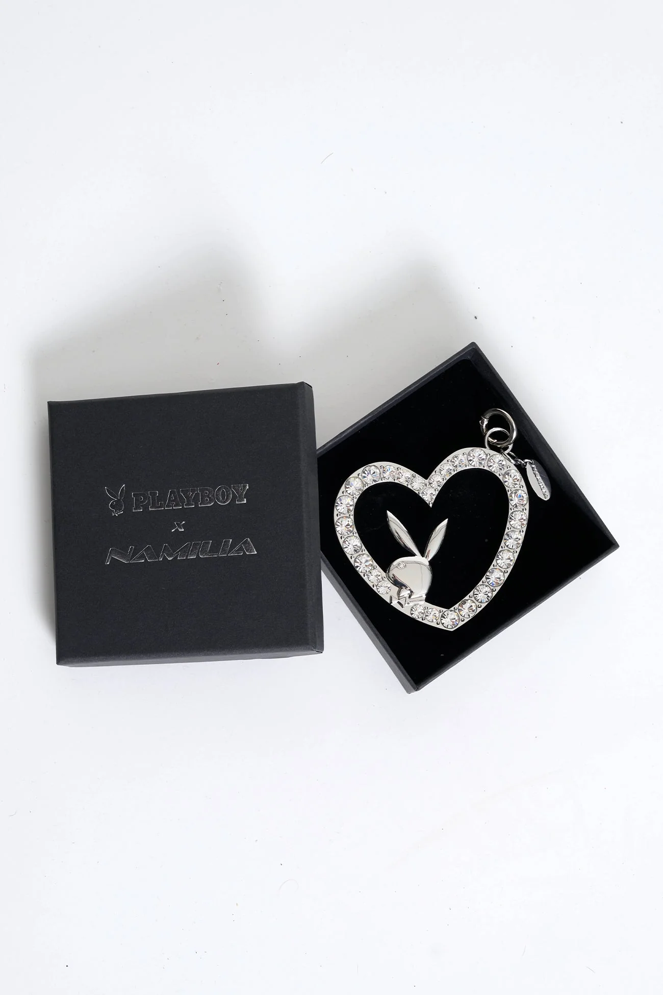 Crystal Bunny Heart Charm - Image 6