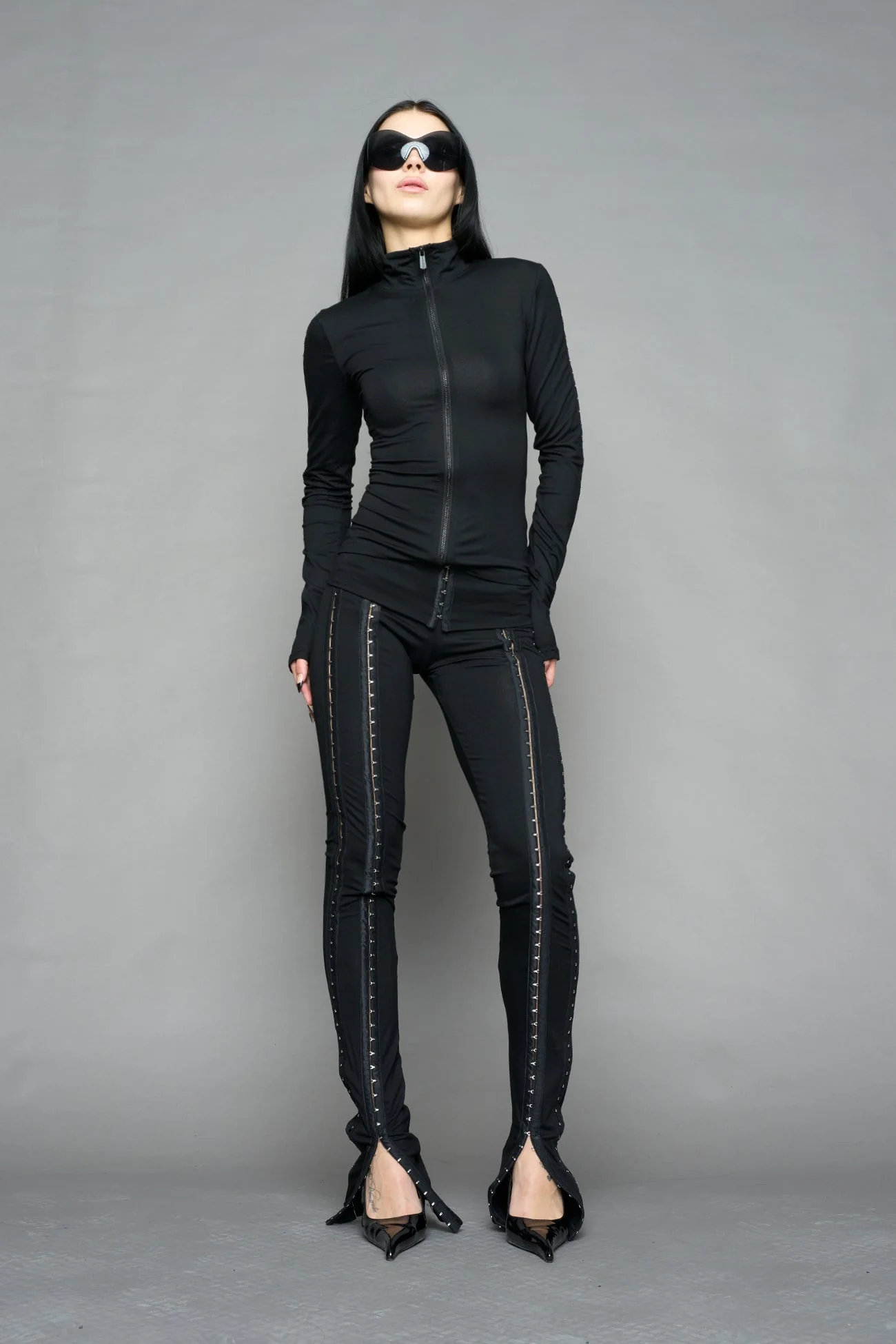 darling hook tape zip up jacket - Image 6