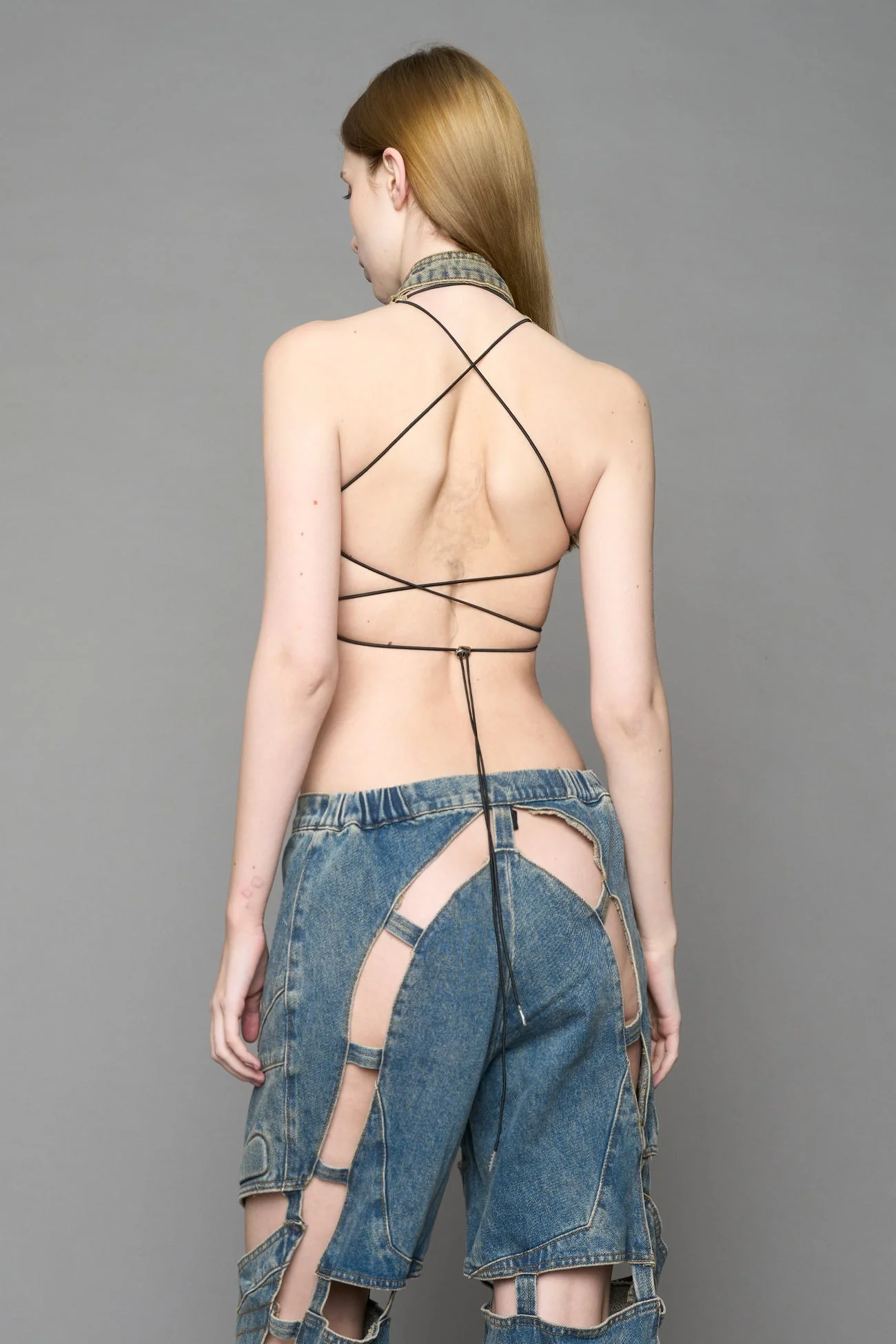 Denim Biker Top - Image 7