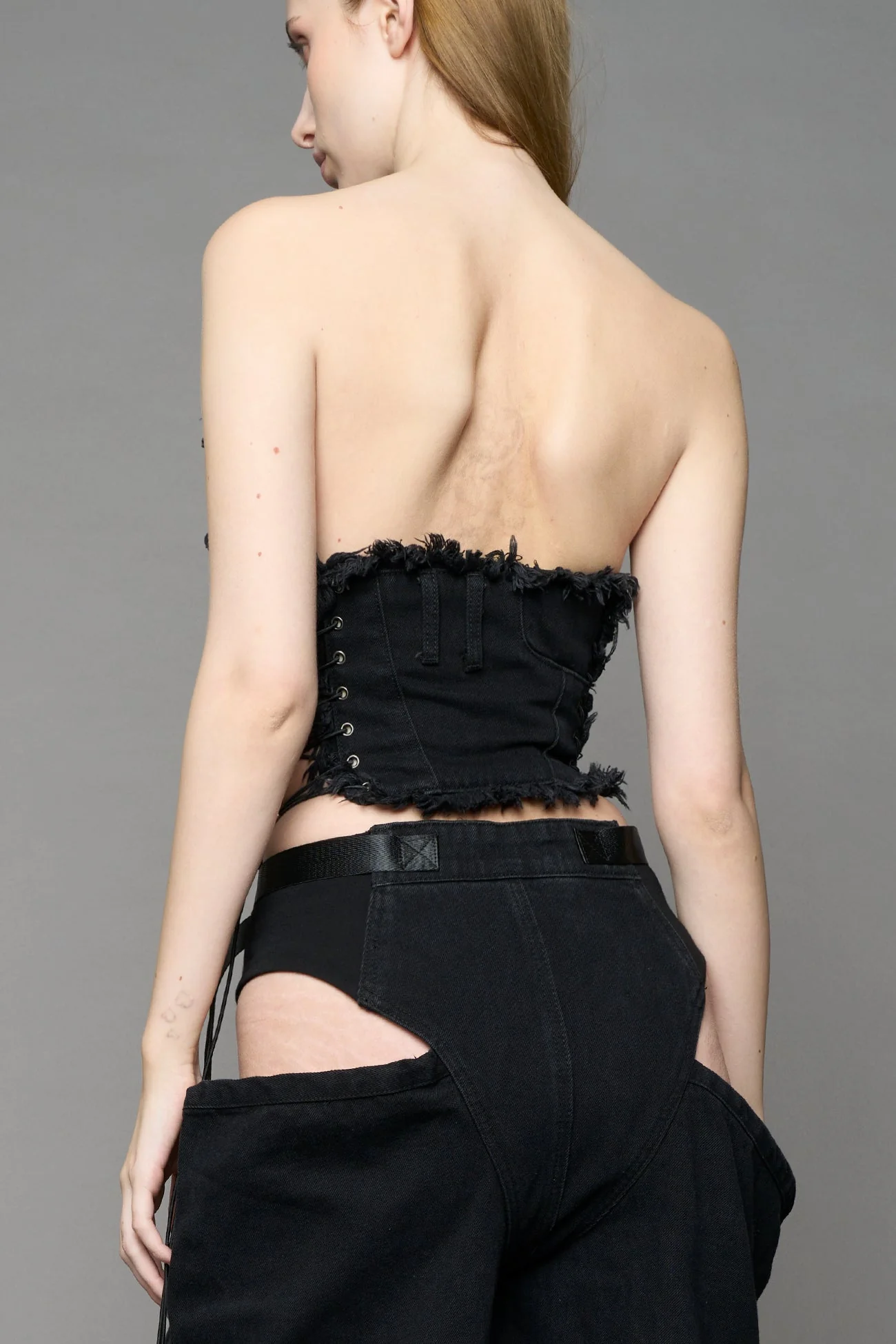 Denim Cone Corset - Image 3