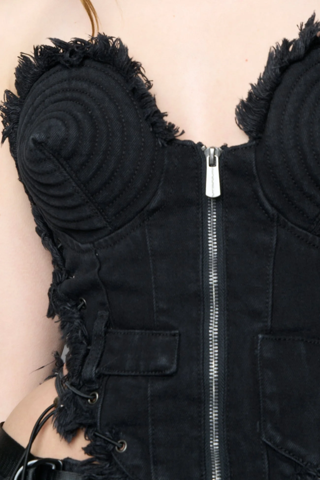 Denim Cone Corset - Image 4