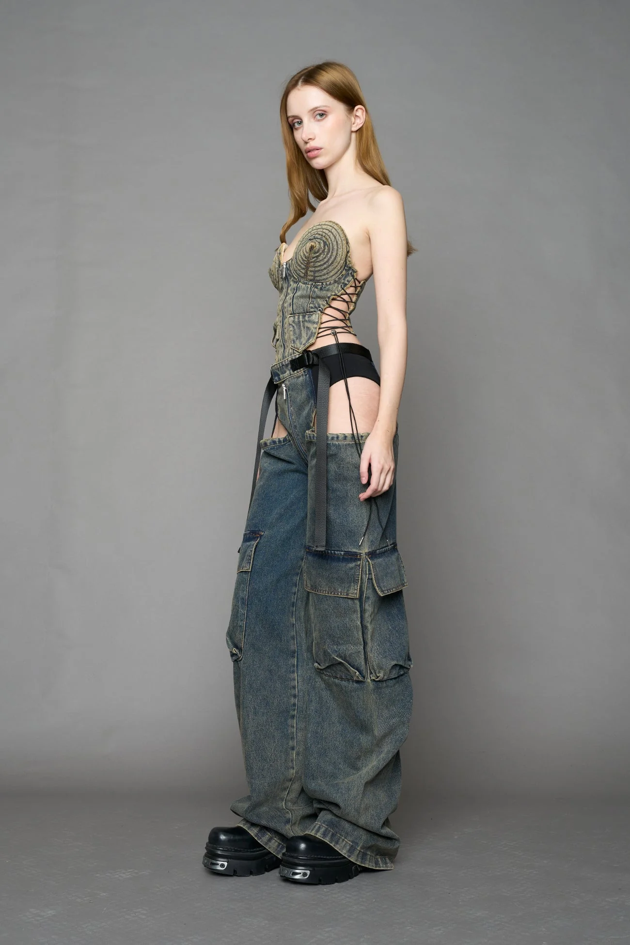 Denim Panty Trousers - Image 11