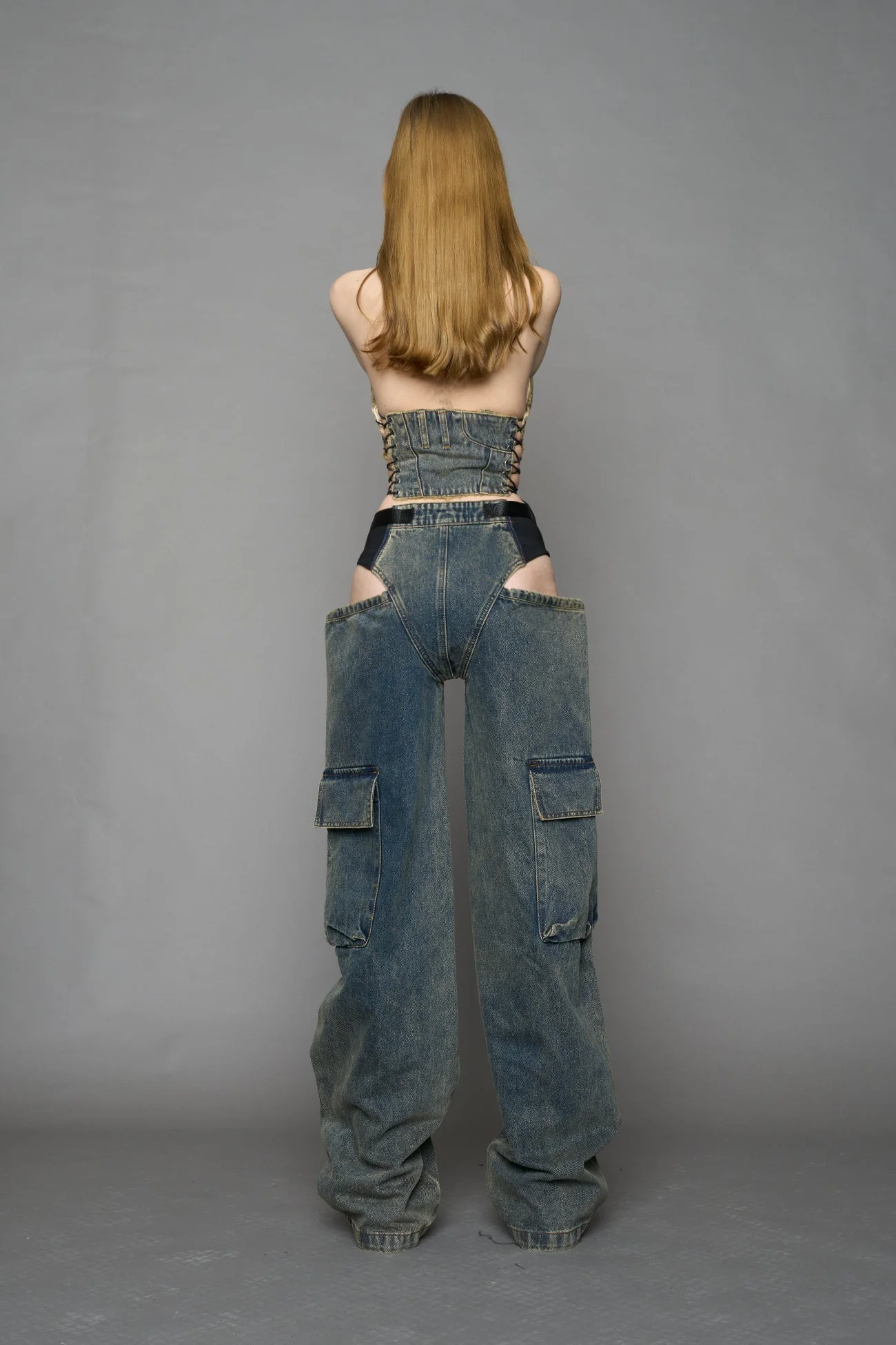 Denim Panty Trousers - Image 14