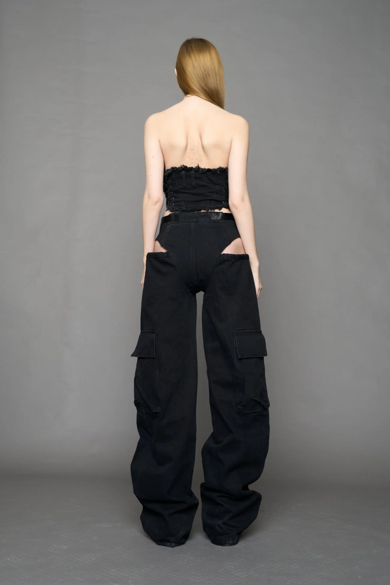 Denim Panty Trousers - Image 3