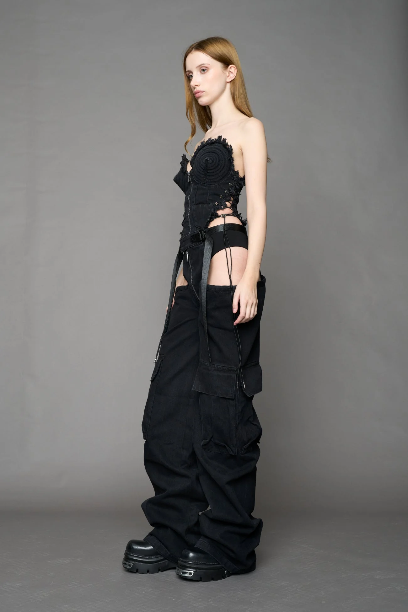 Denim Panty Trousers - Image 4