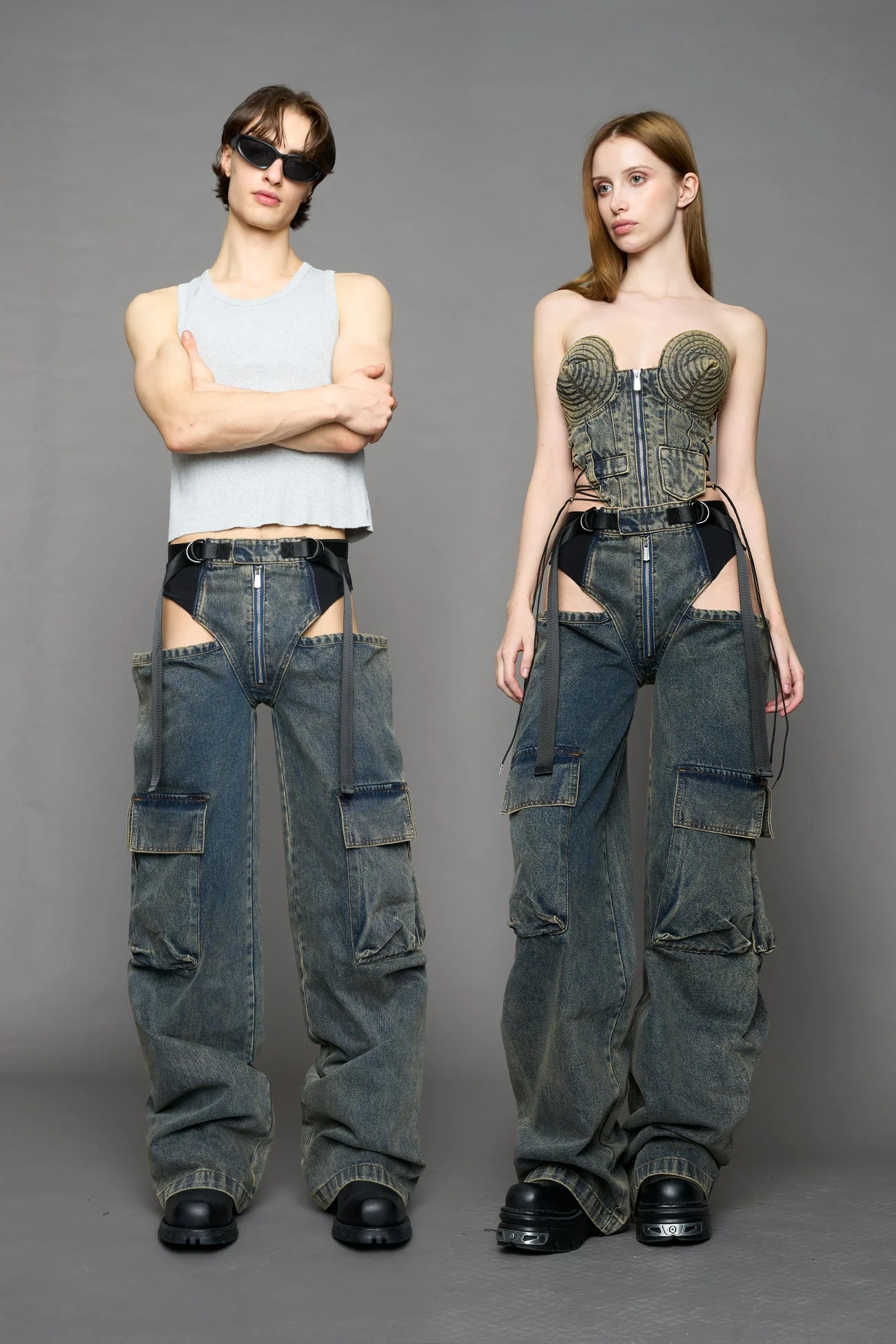 Denim Panty Trousers - Image 9