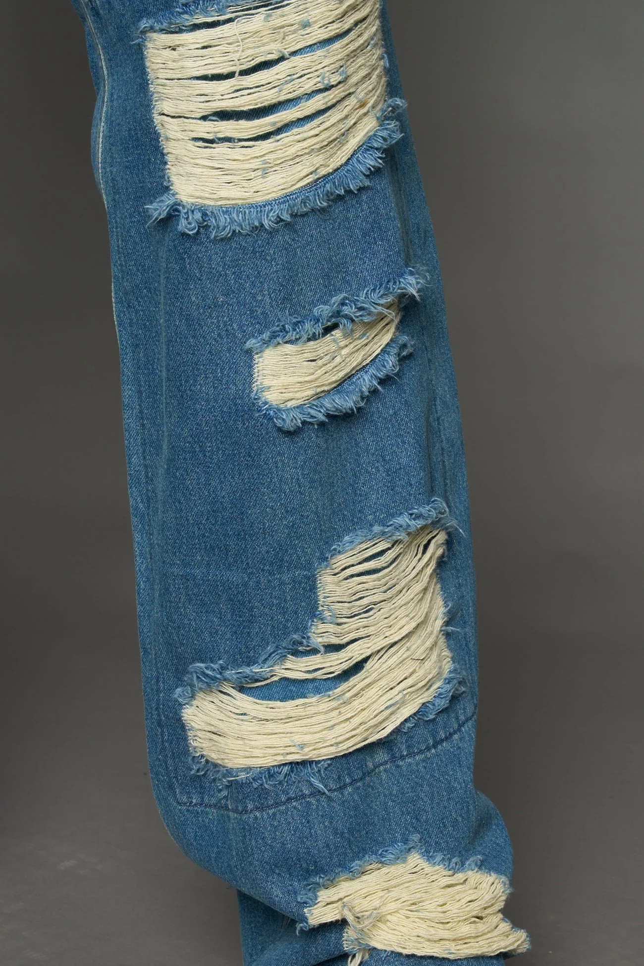 Denim Shredded Chaps - Image 19