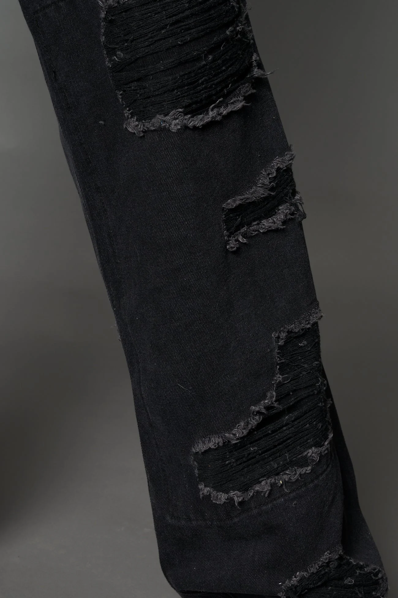 Denim Shredded Chaps - Image 3