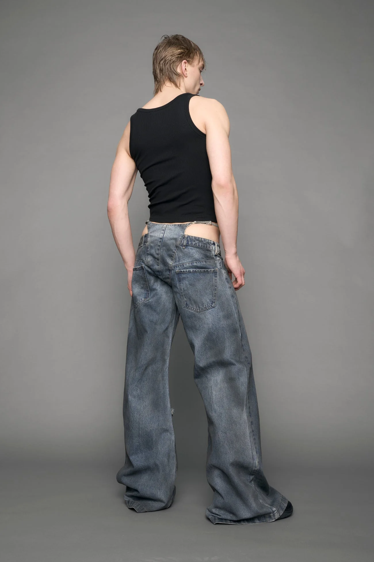 Denim Thong Pants - Image 17