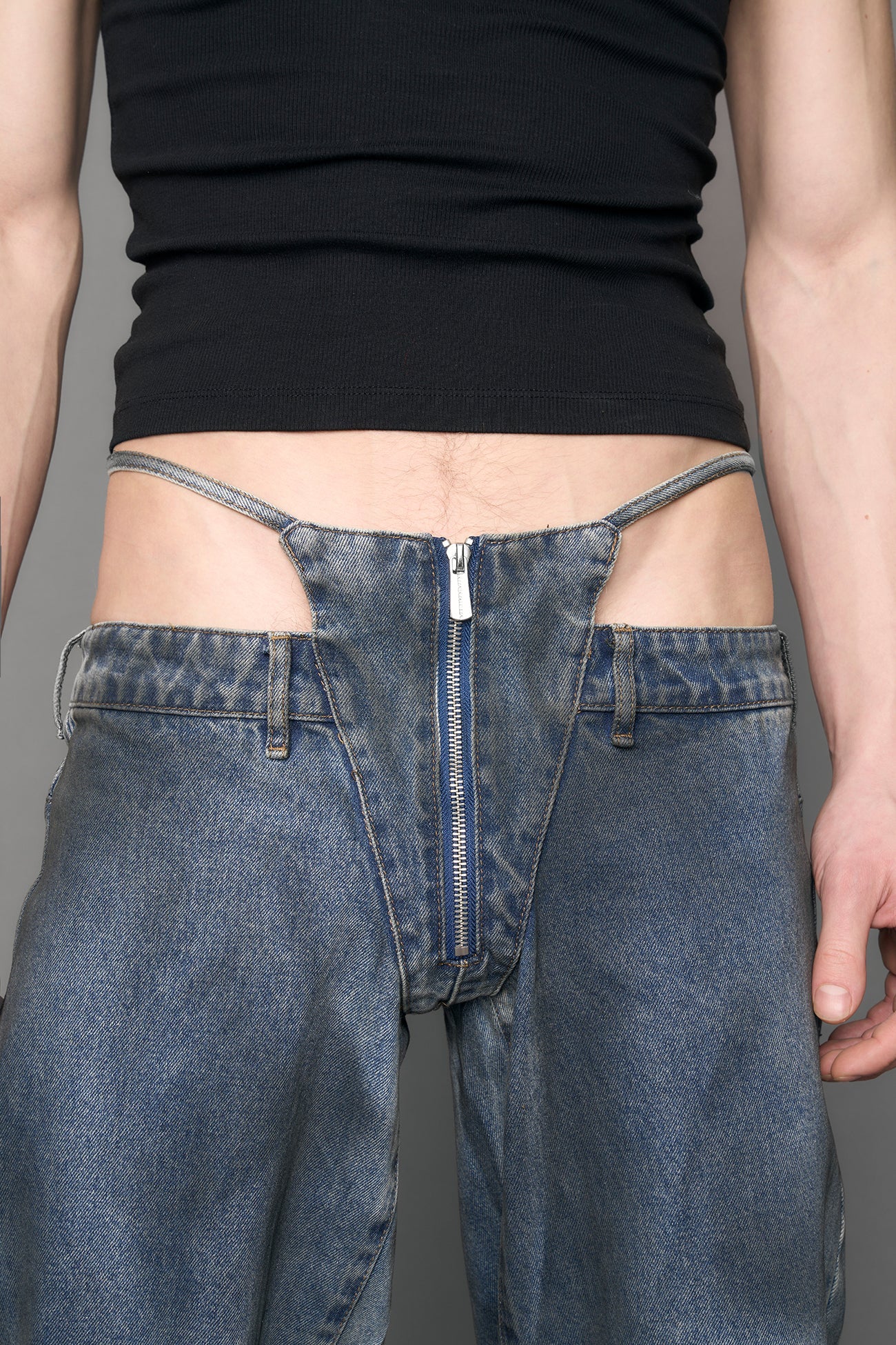 Denim Thong Pants - Image 18
