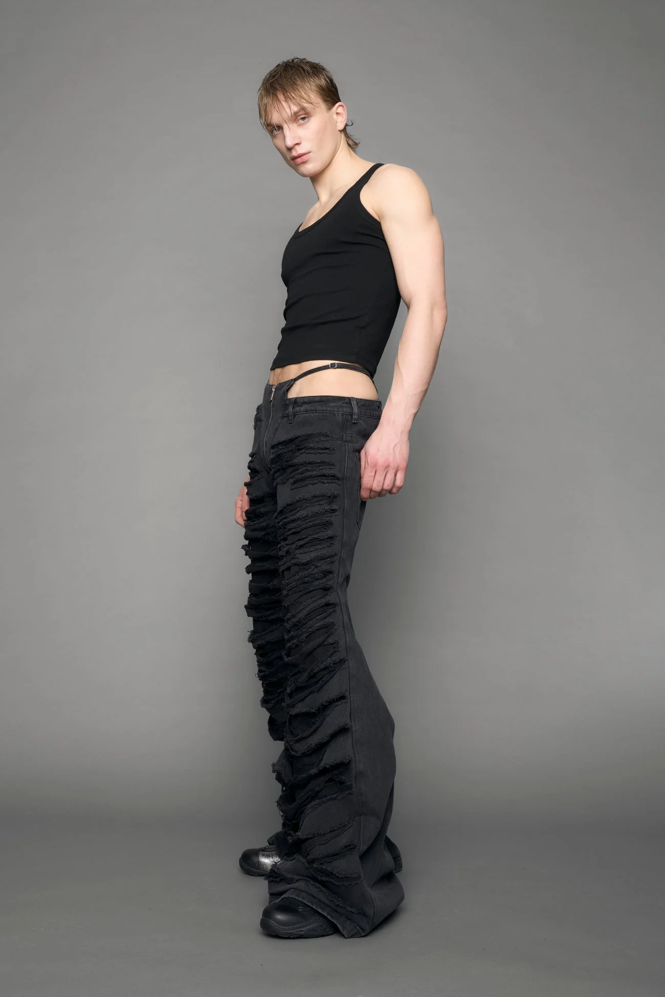 Denim Thong Pants - Image 7