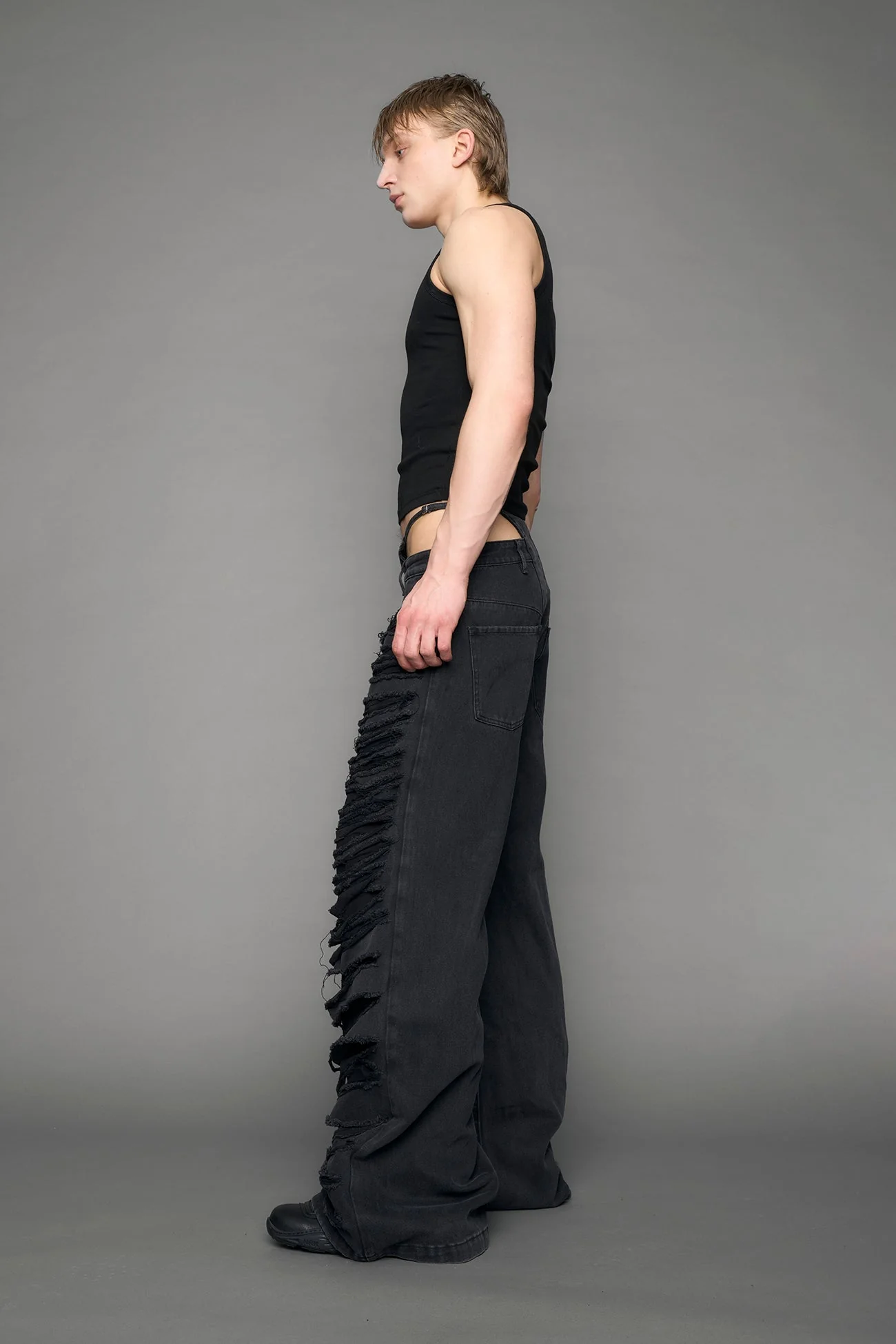 Denim Thong Pants - Image 8