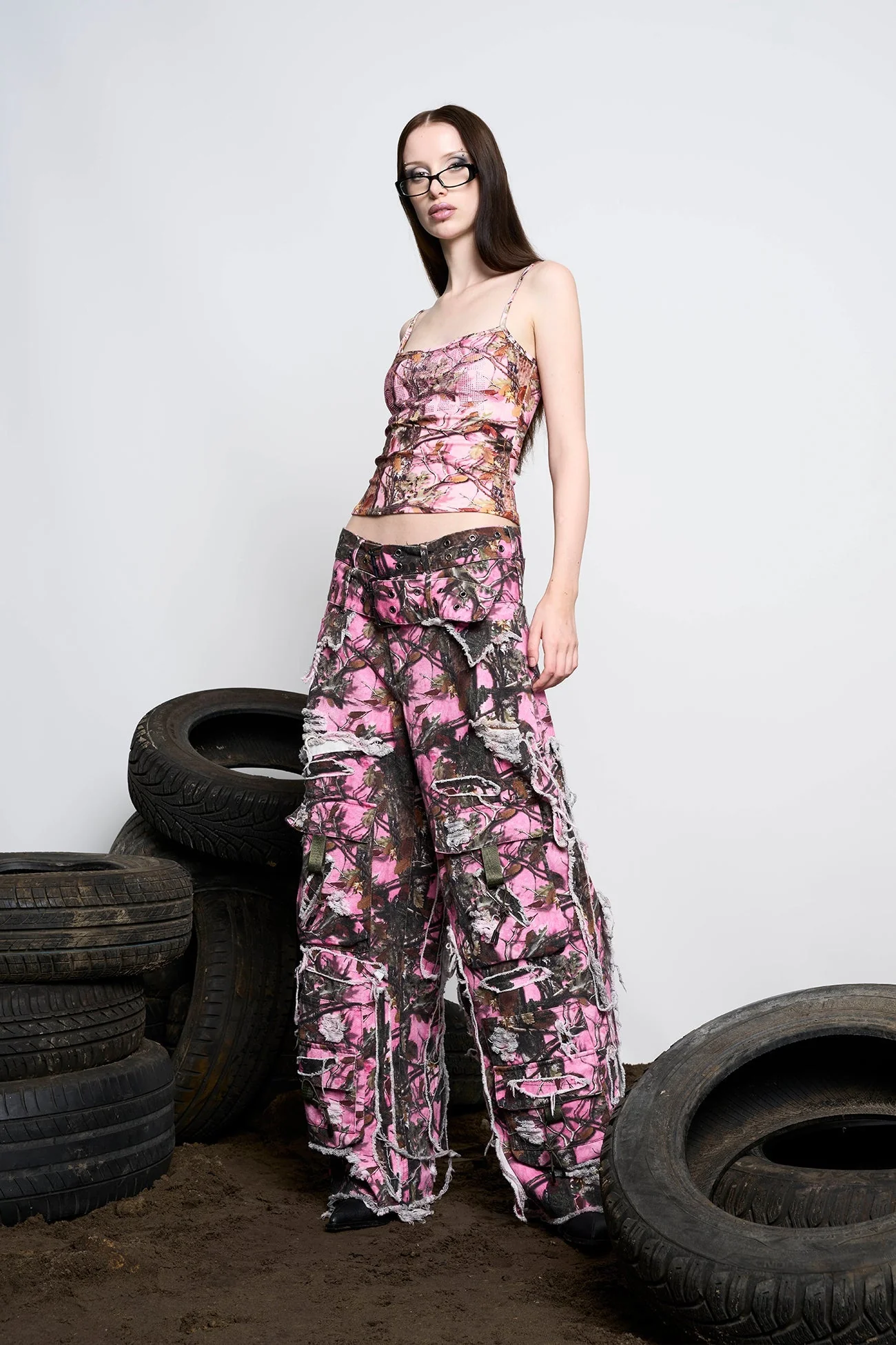 Distressed Cargo Pants - Image 11