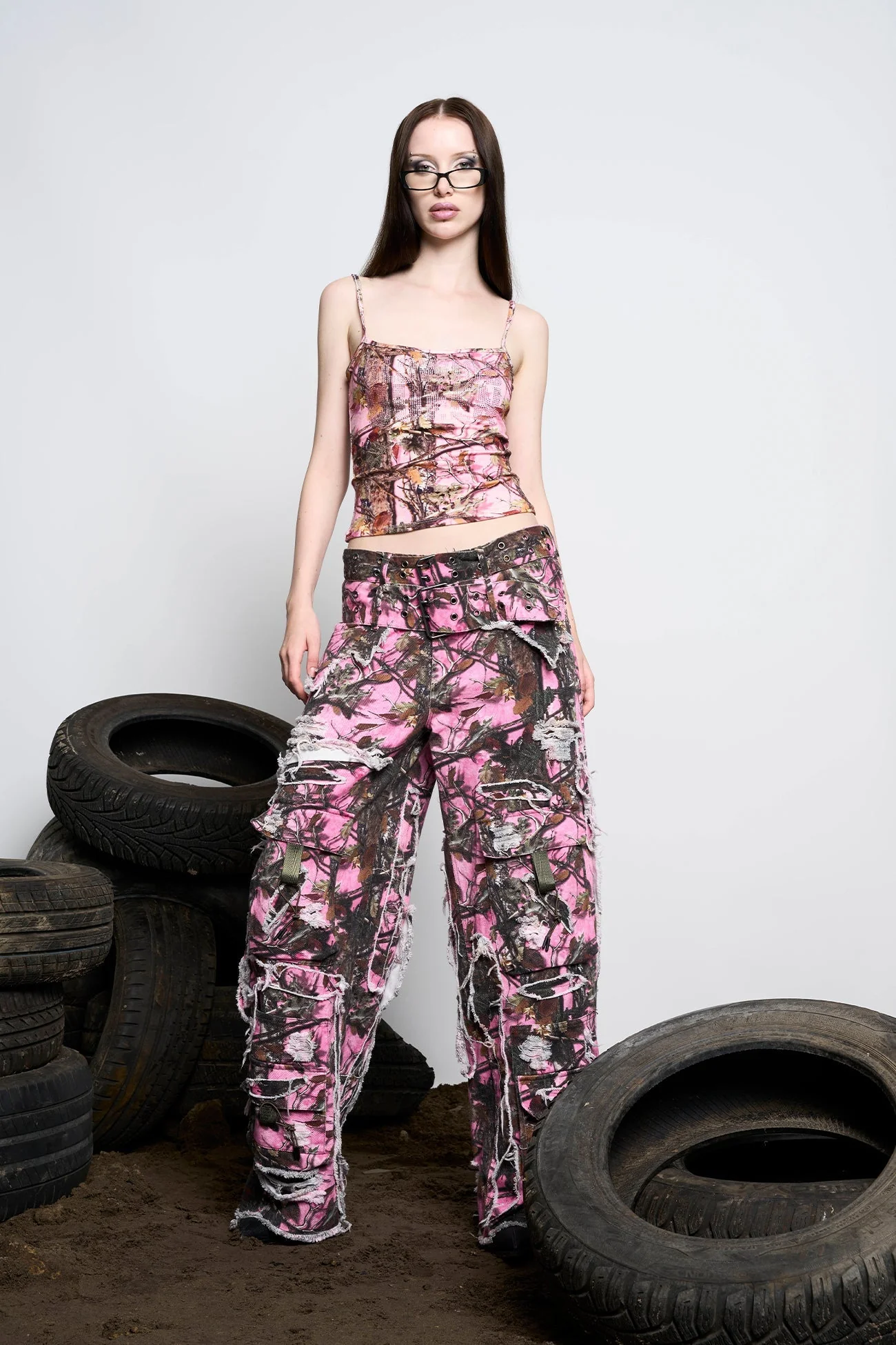 Distressed Cargo Pants - Image 13