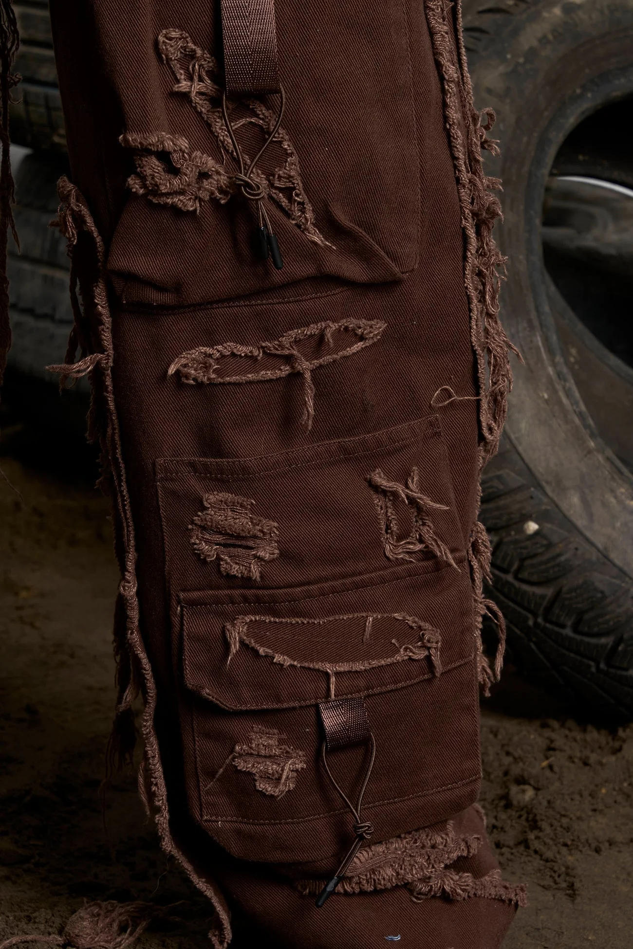 Distressed Cargo Pants - Image 17