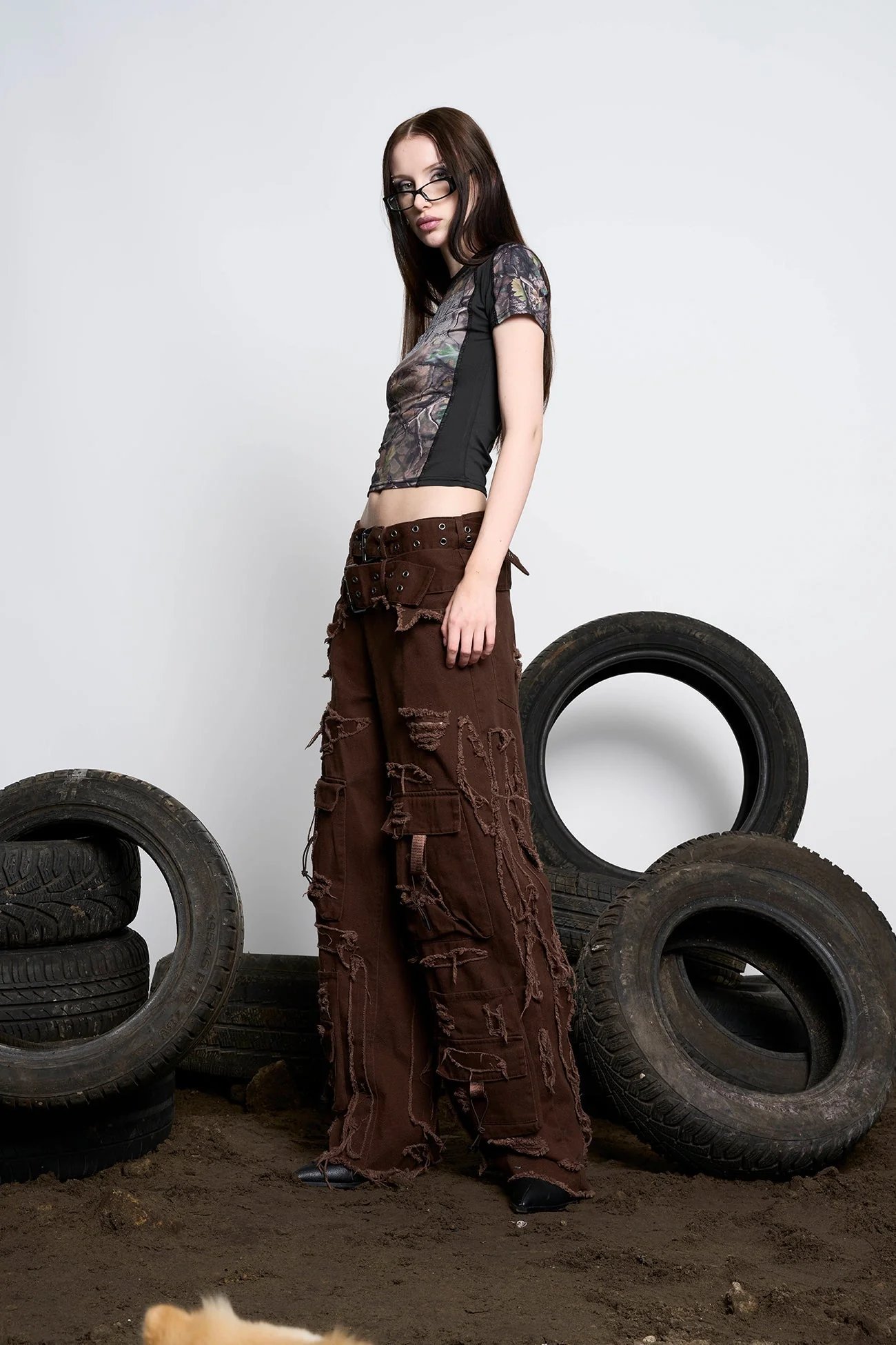 Distressed Cargo Pants - Image 18