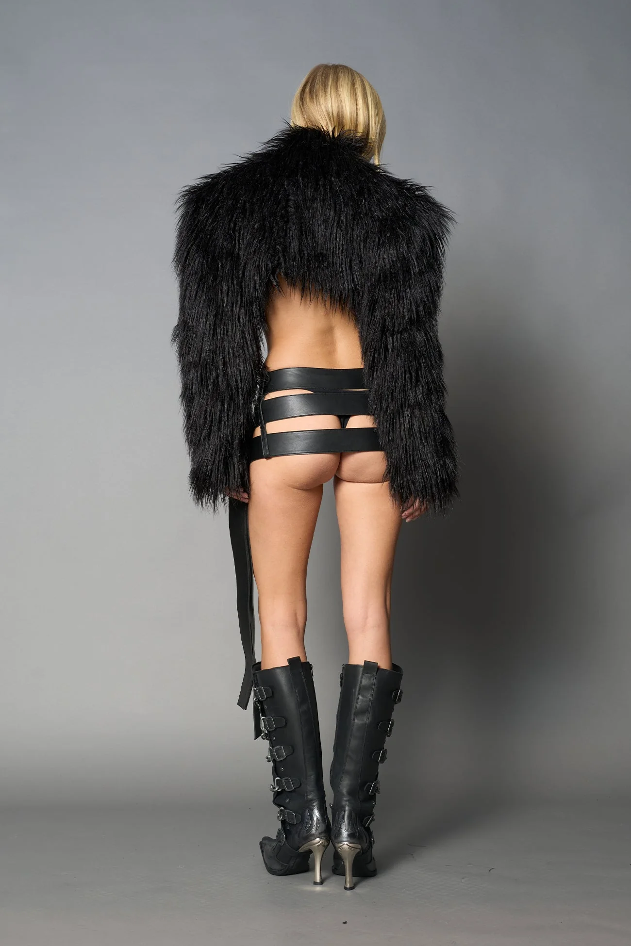 Diva Faux Fur Bolero - Image 3