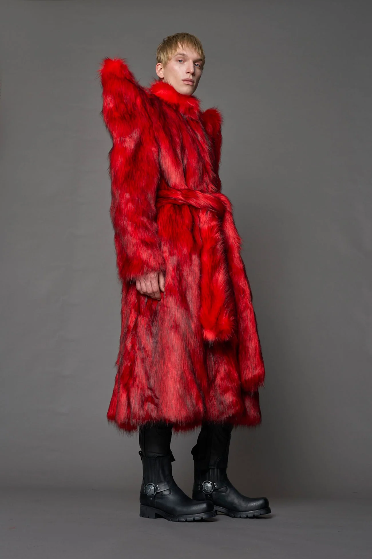 Doomsday Faux Fur Coat - Image 14