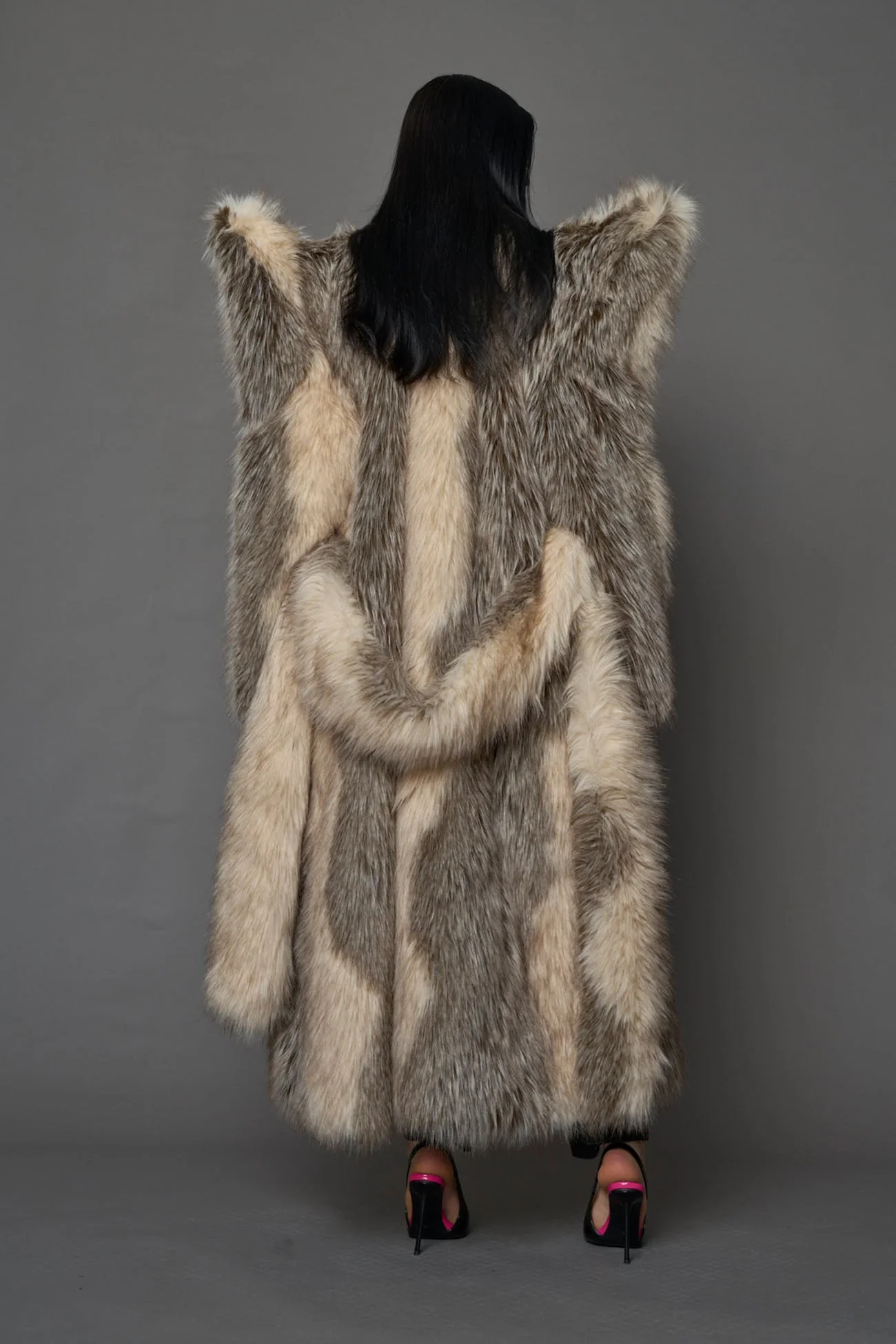Doomsday Faux Fur Coat - Image 18