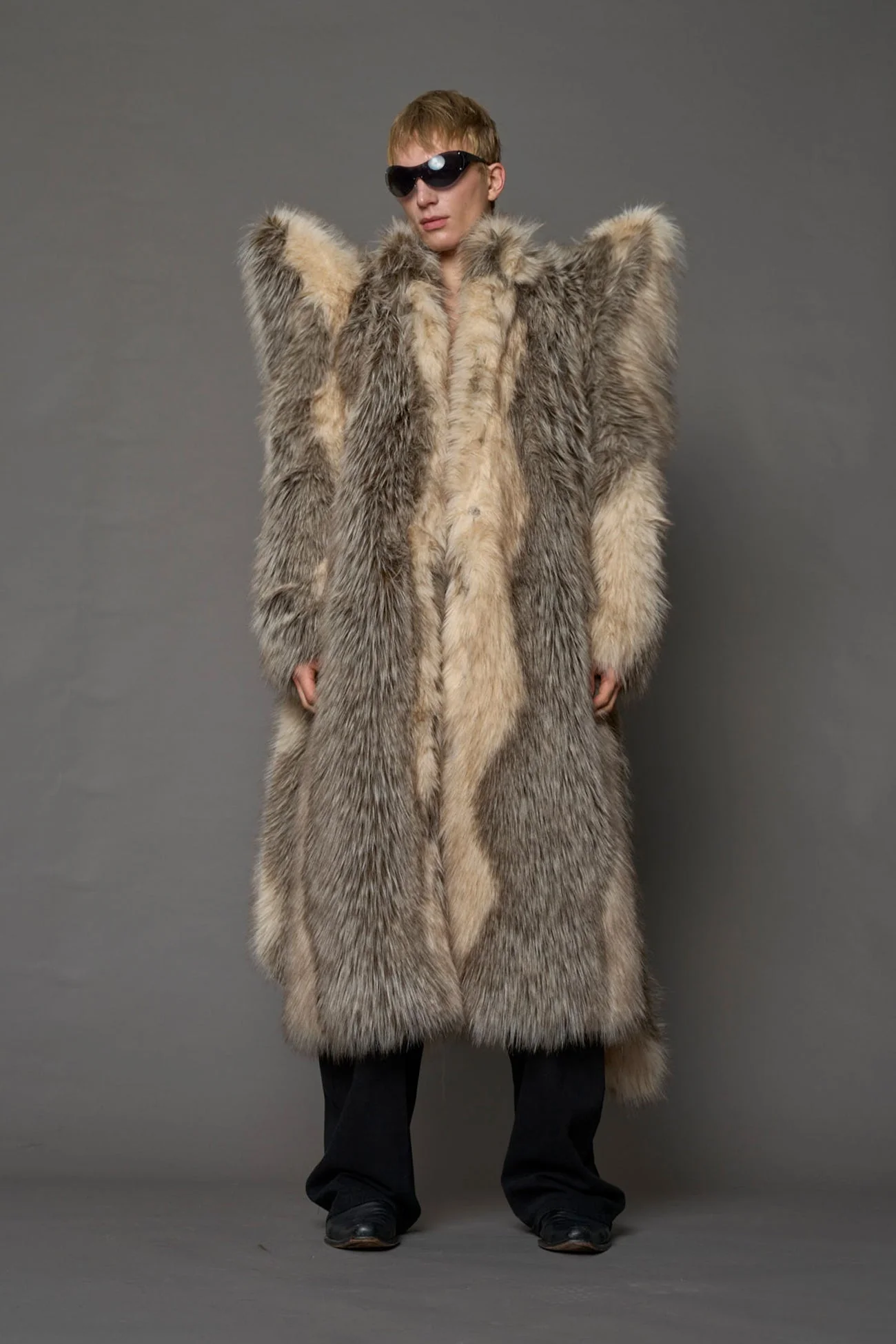 Doomsday Faux Fur Coat - Image 20