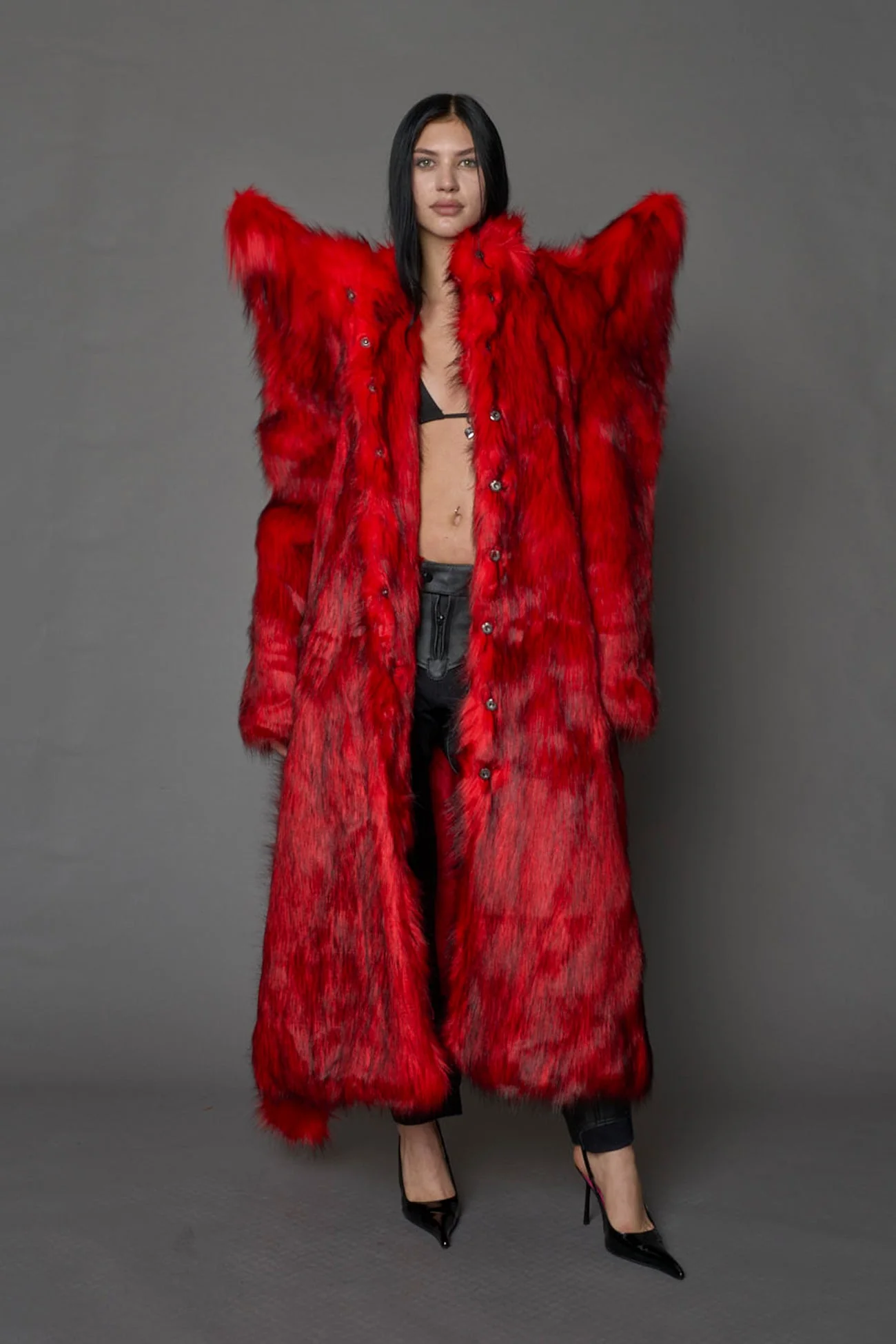 Doomsday Faux Fur Coat - Image 8