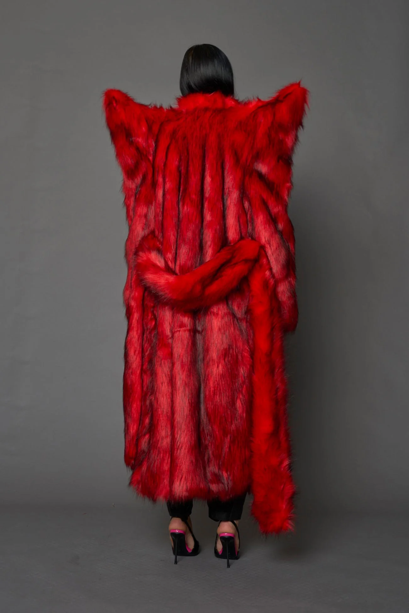 Doomsday Faux Fur Coat - Image 9