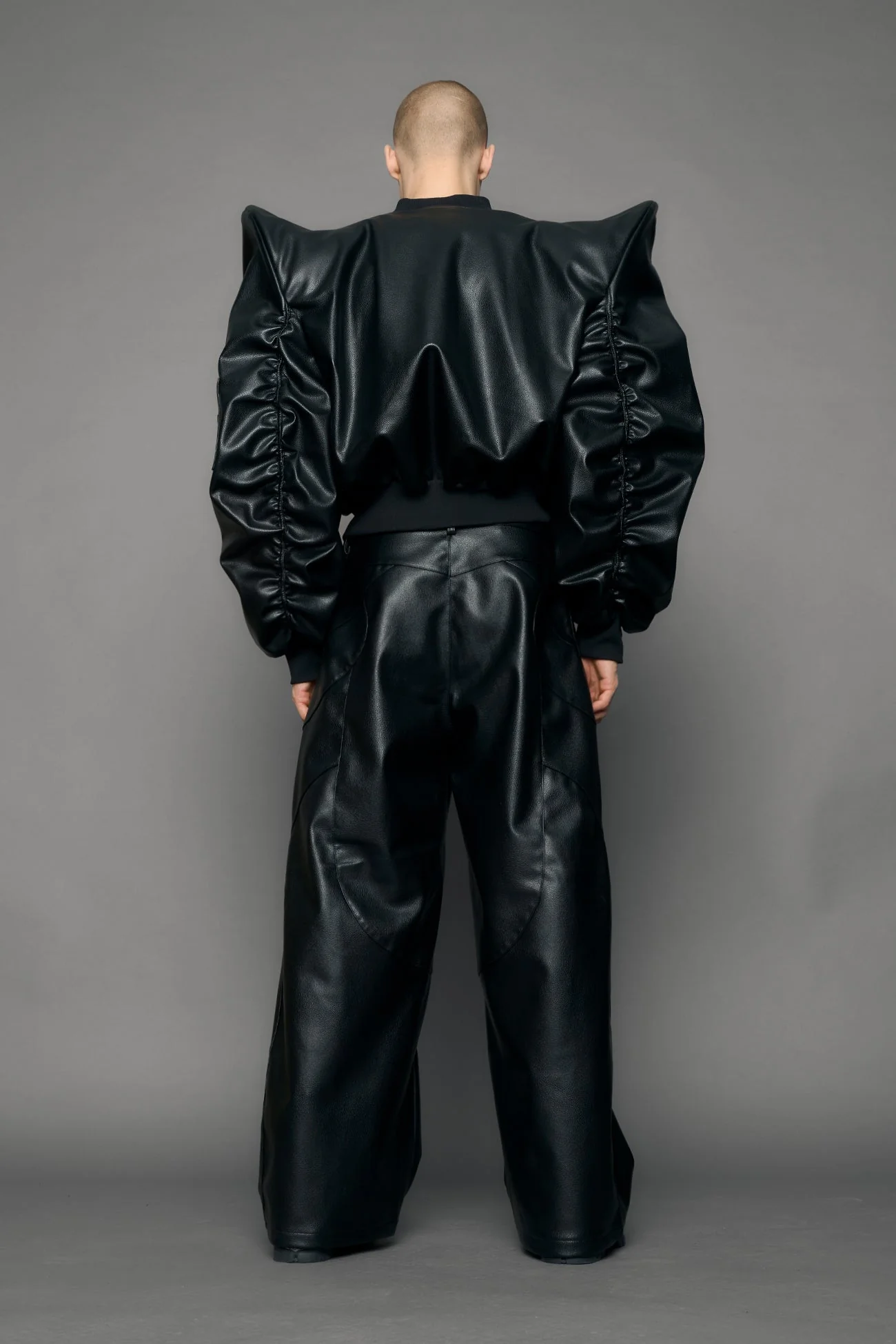 Doomsday Leather Bomber Jacket - Image 7