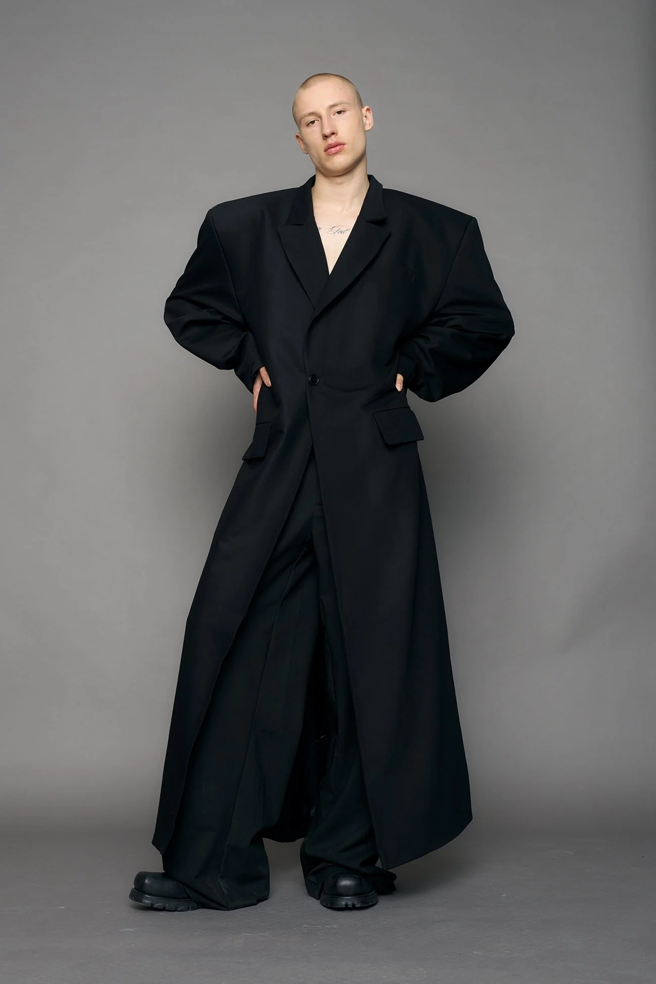 Elongated Blazer Coat - Image 5
