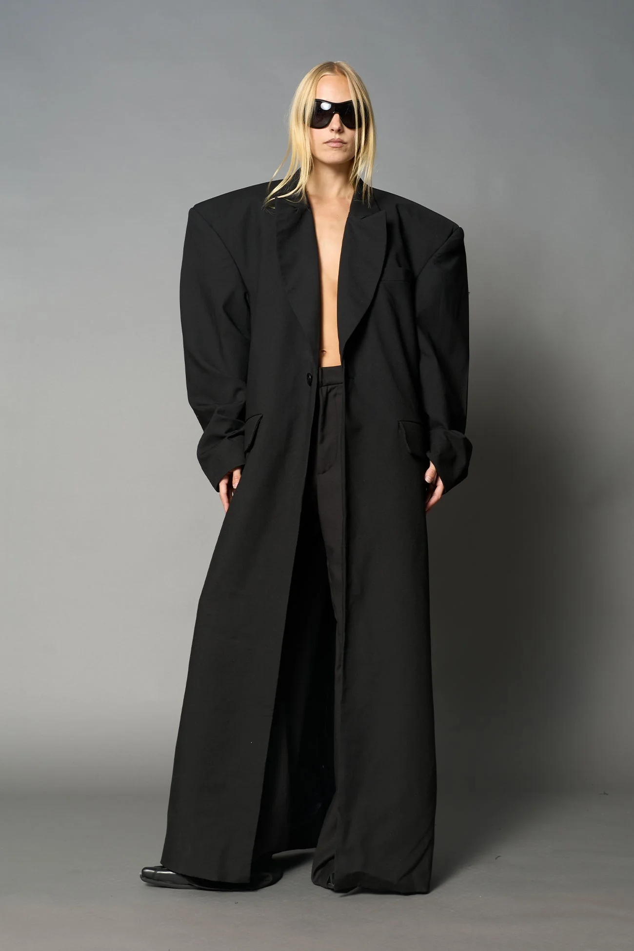 Elongated Blazer Coat - Image 7