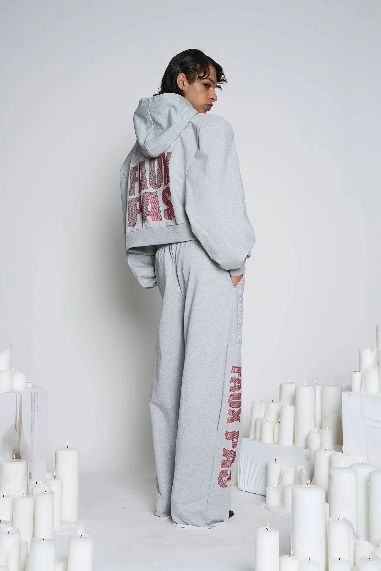 Faux Pas Crop Zip Hoodie - Image 19