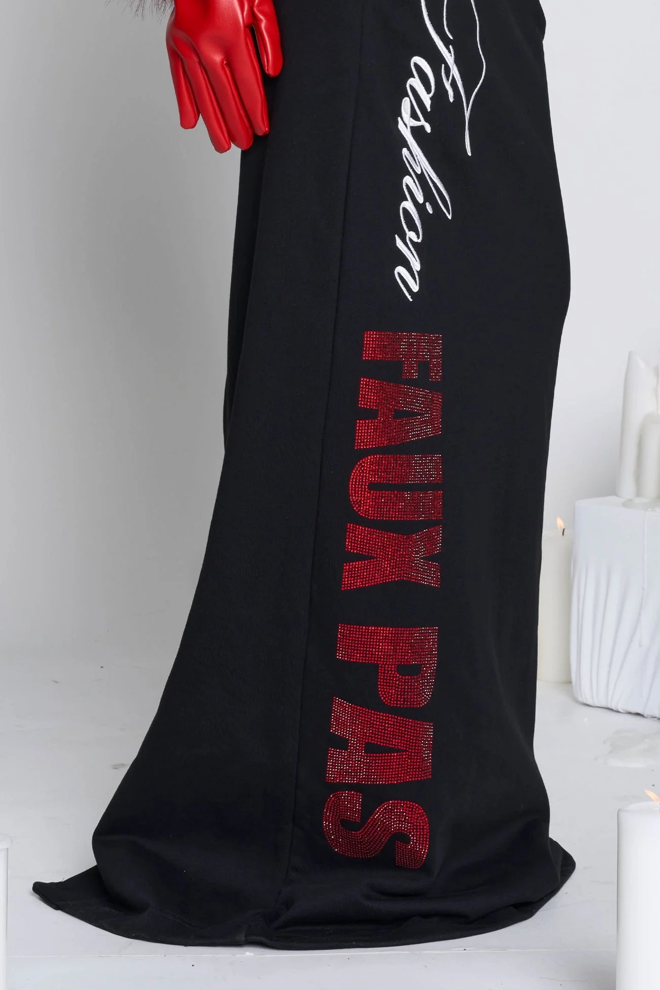 Faux Pas Long Sweat Skirt - Image 3