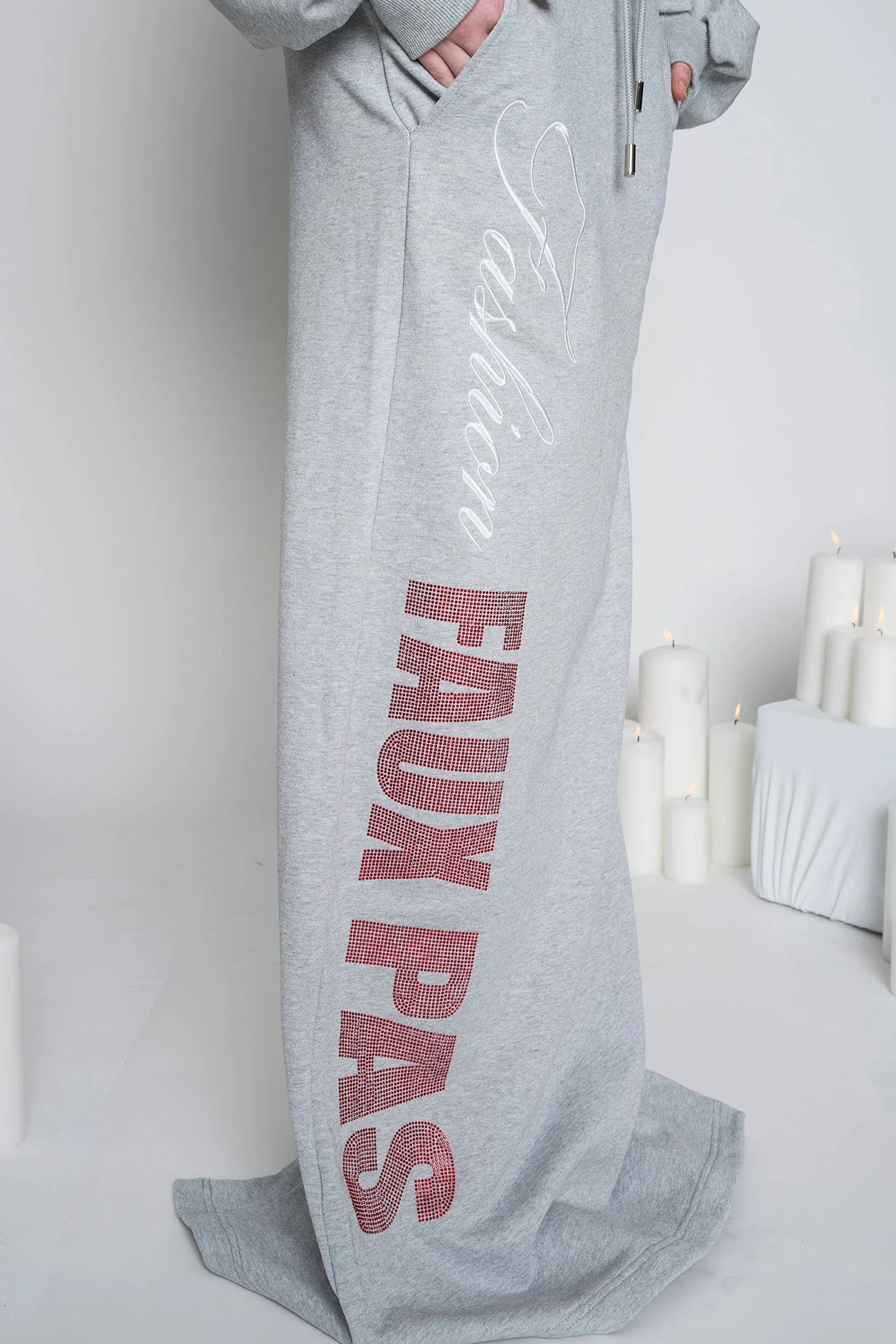 Faux Pas Long Sweat Skirt - Image 9