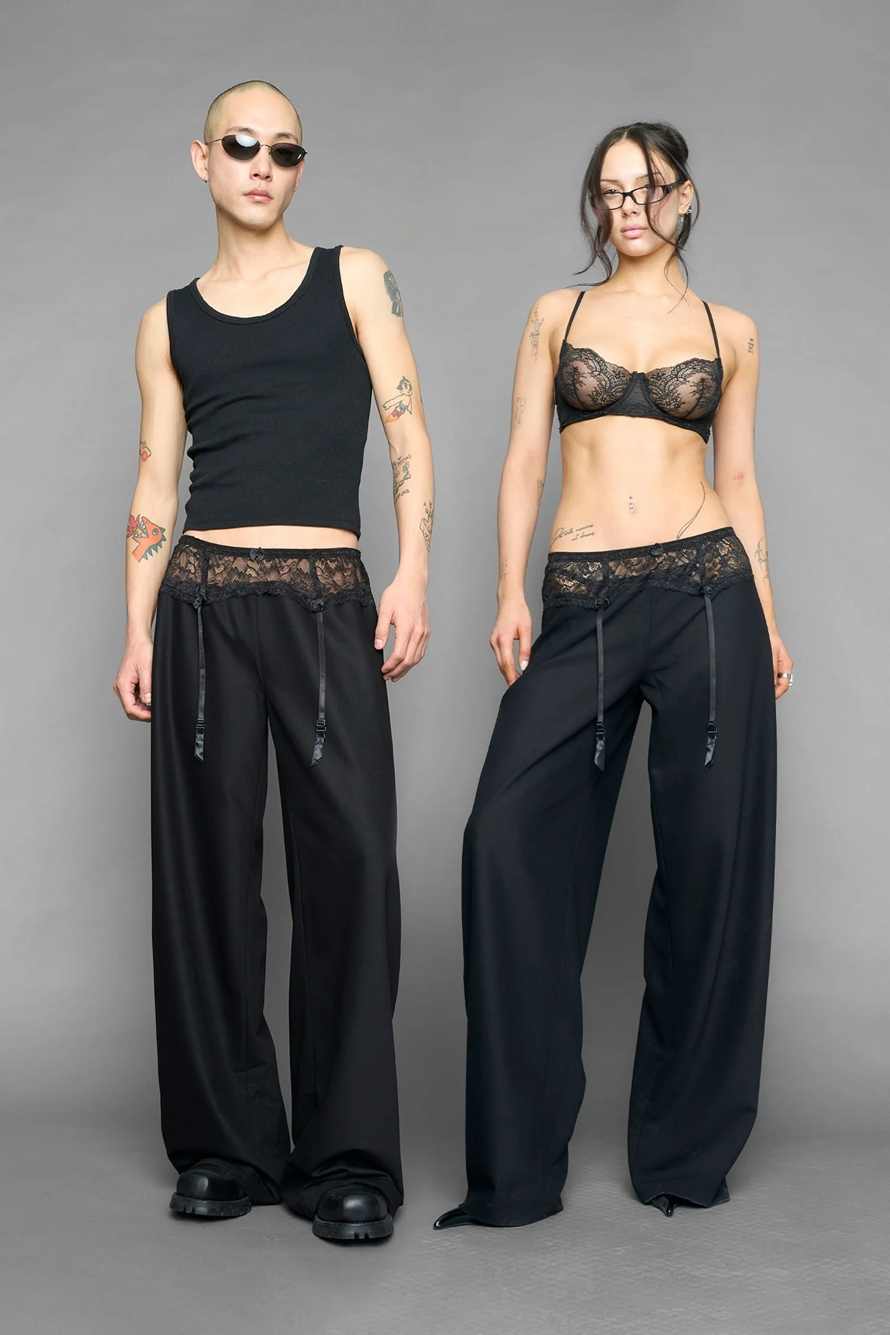 garter office pants