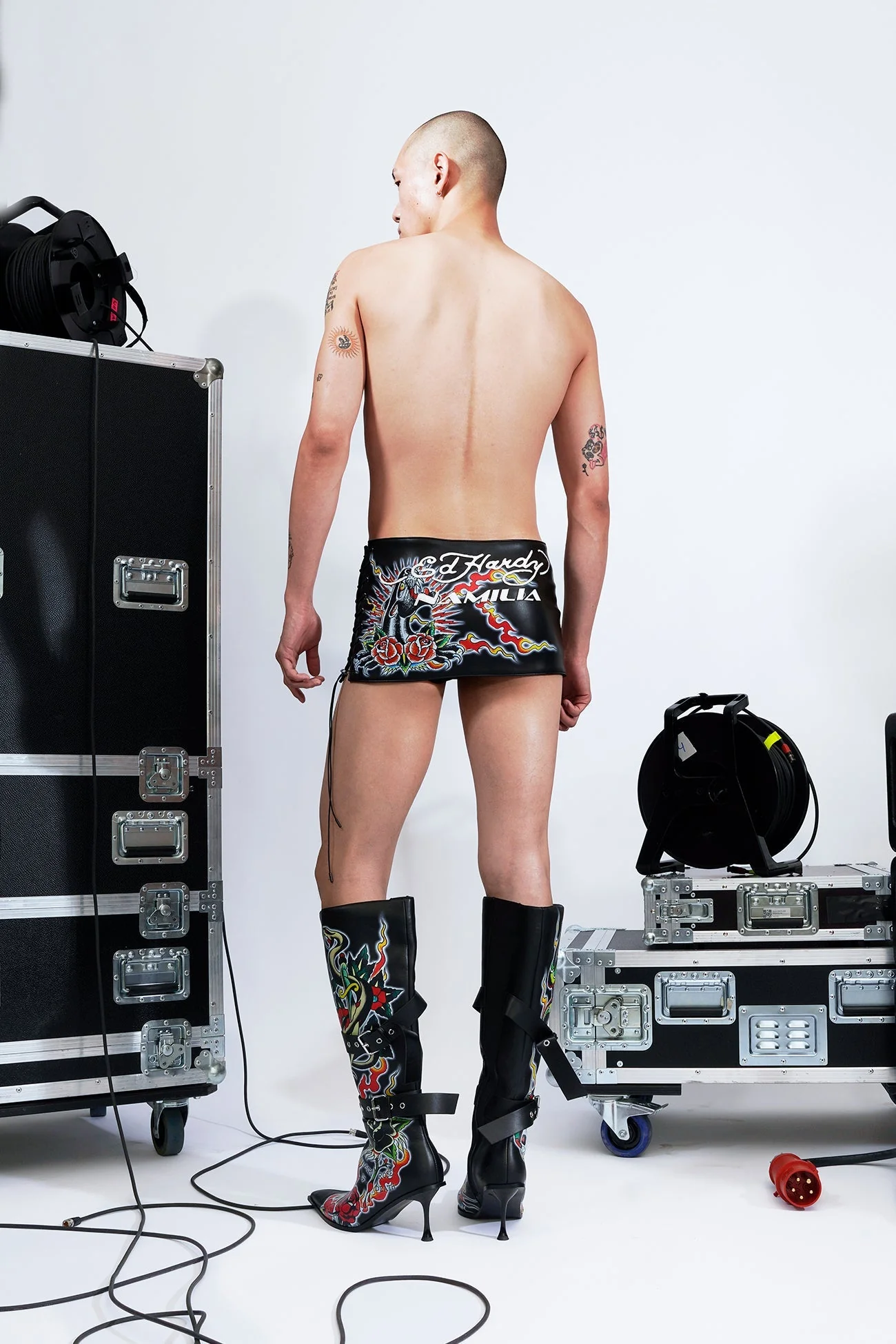 Hellcat Lace Up Mini Skirt - Image 10