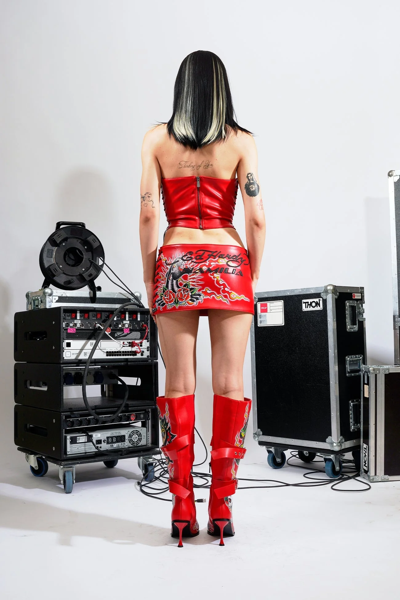 Hellcat Lace Up Mini Skirt - Image 18