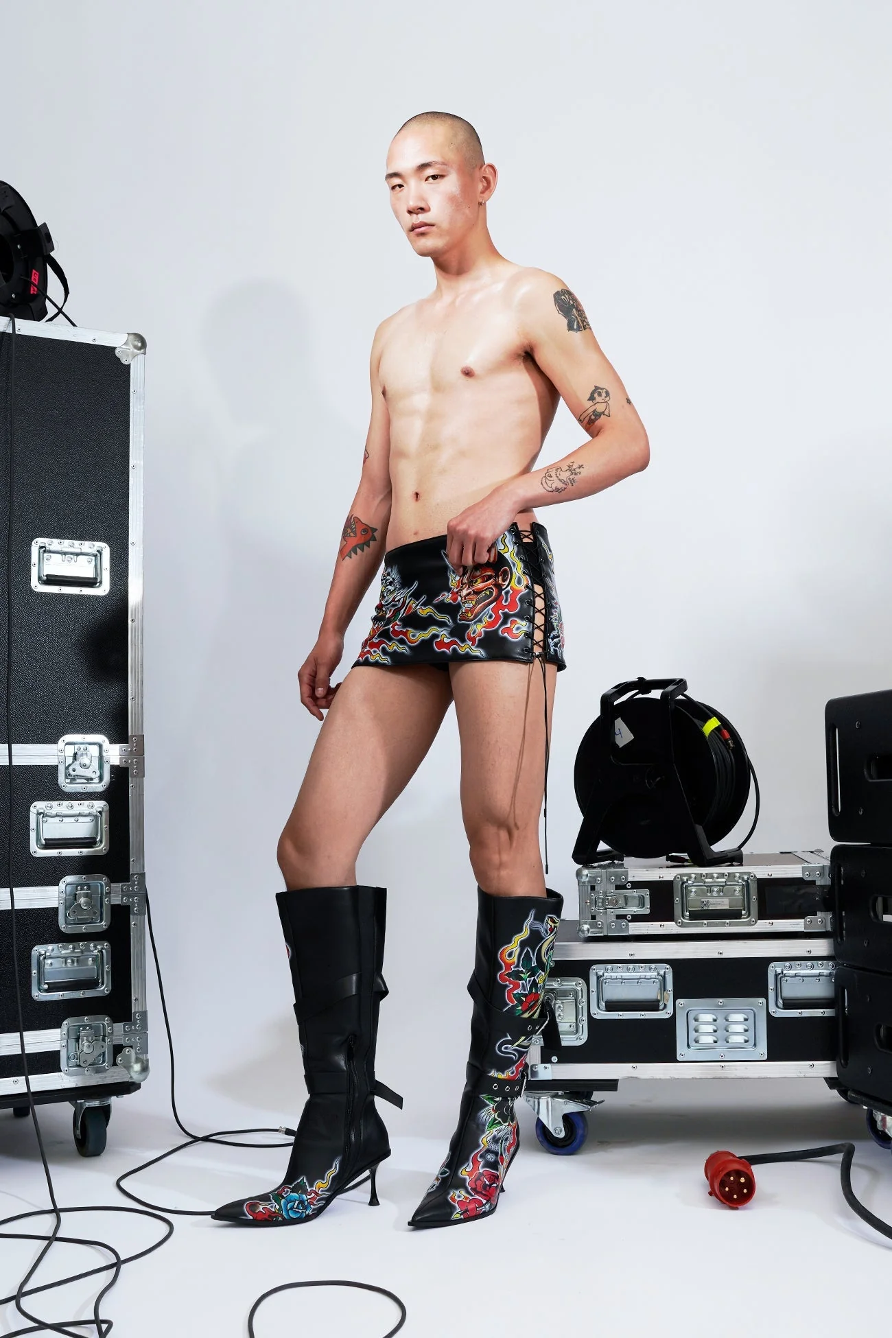 Hellcat Lace Up Mini Skirt - Image 8