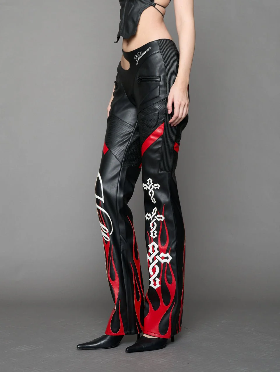 Hollywood Asymmetric Moto Trousers - Image 10
