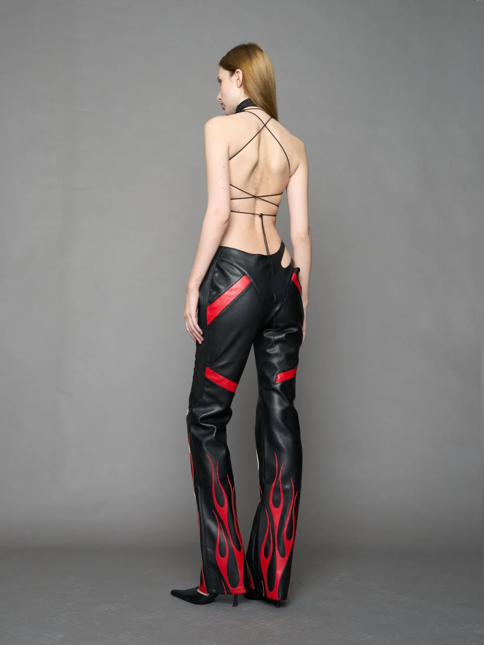 Hollywood Asymmetric Moto Trousers - Image 11
